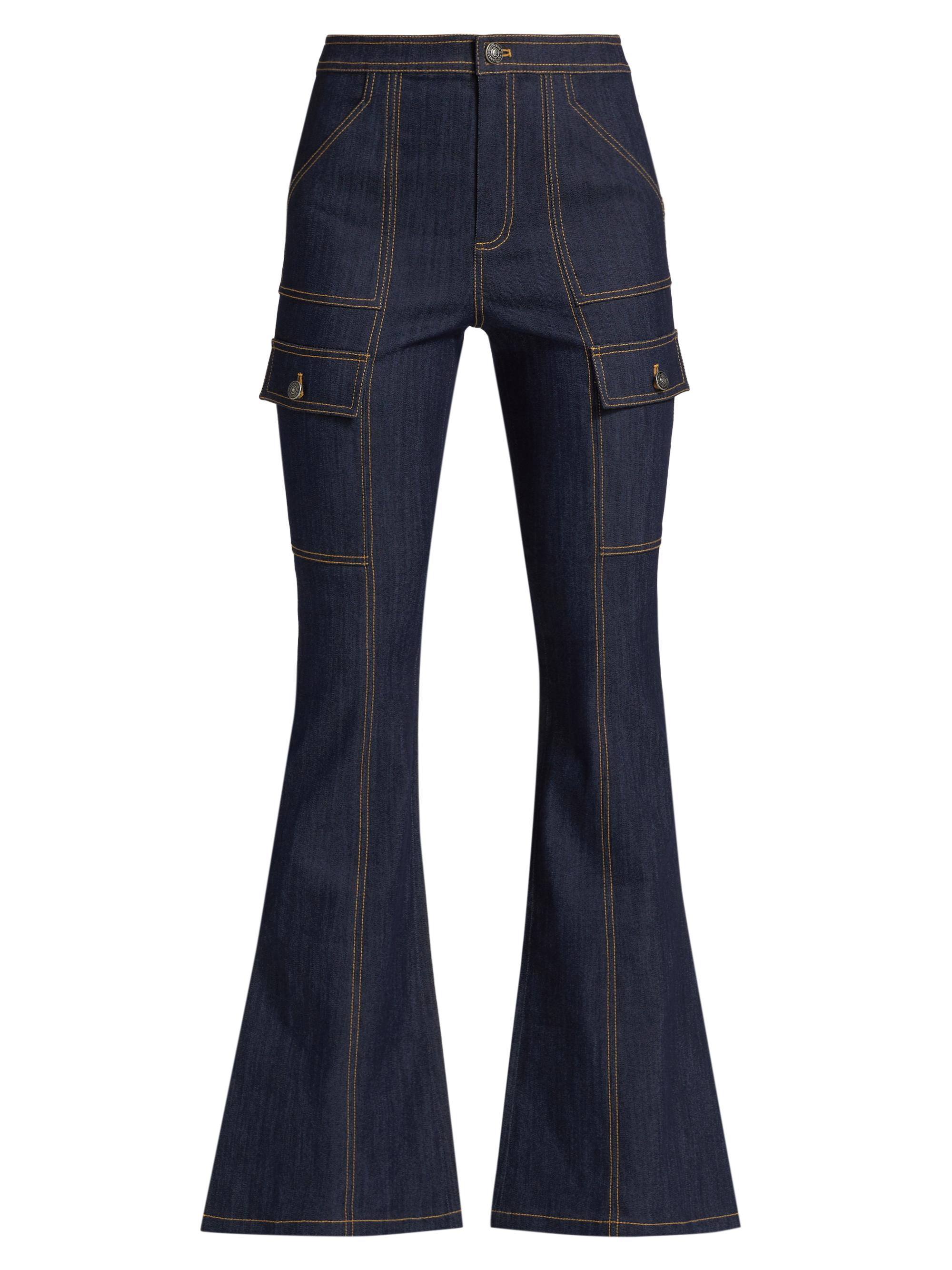 Cinq à Sept Santi Zipper Trim Jeans | Saks Fifth Avenue