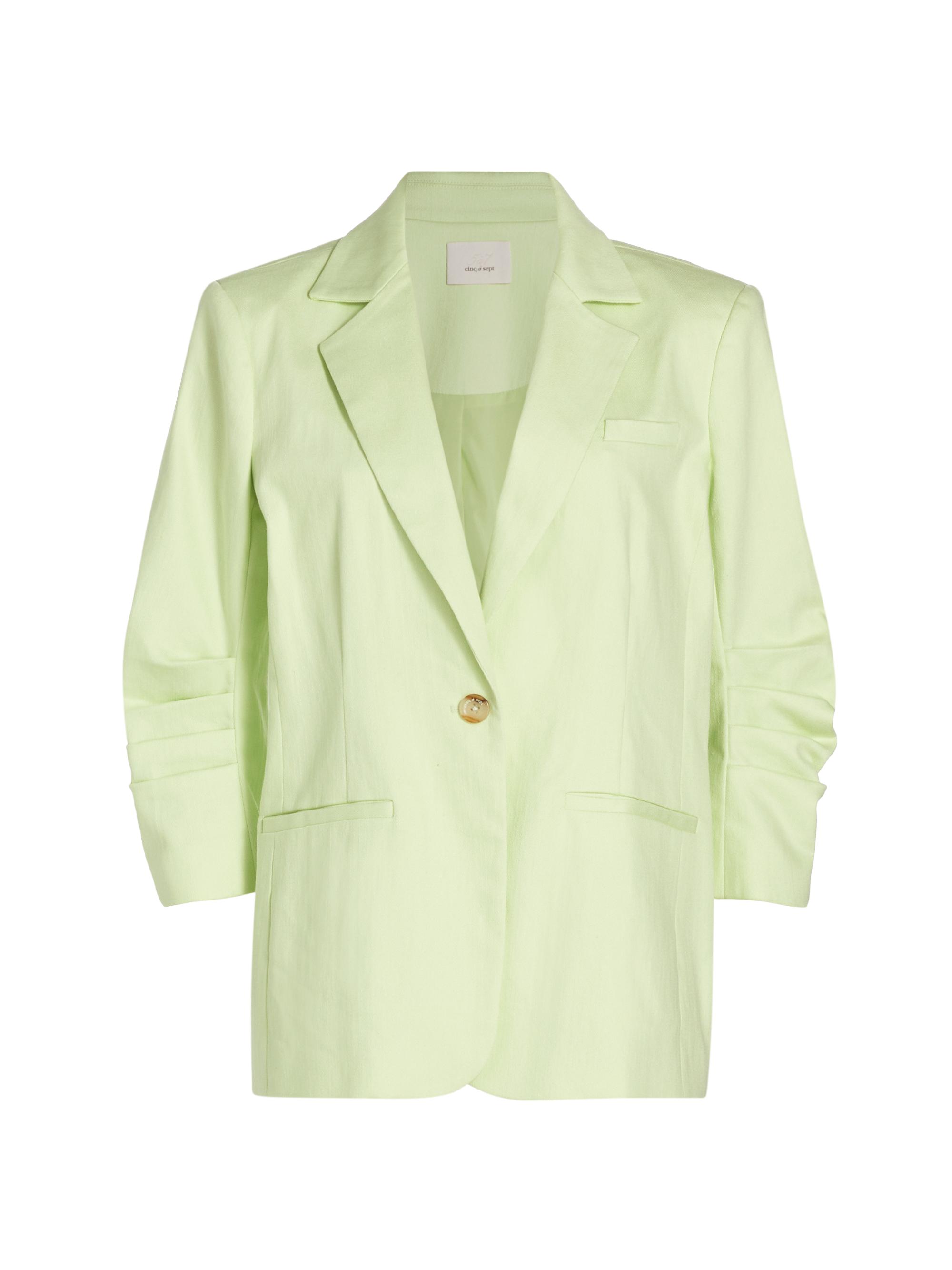 CINQ A SEPT Women's Khloe Denim Blazer - Pistachio