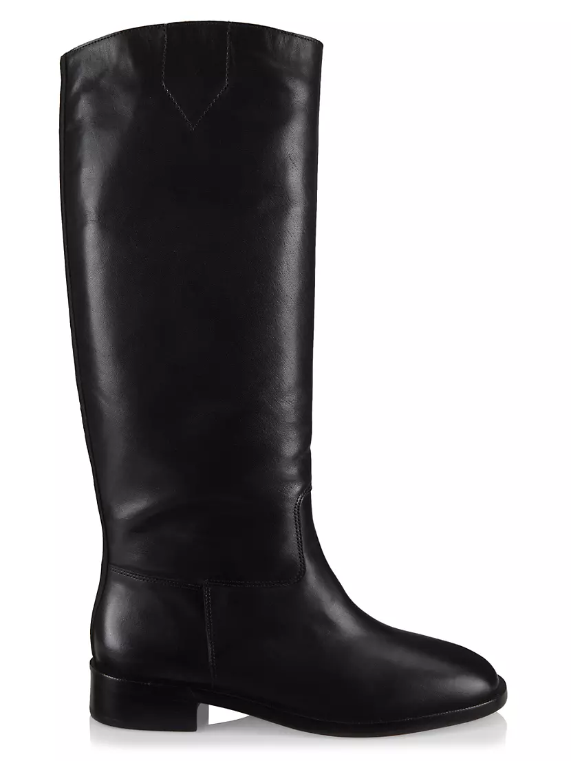 Schutz Women's Terrance Leather Boots - Black - Size 9.5