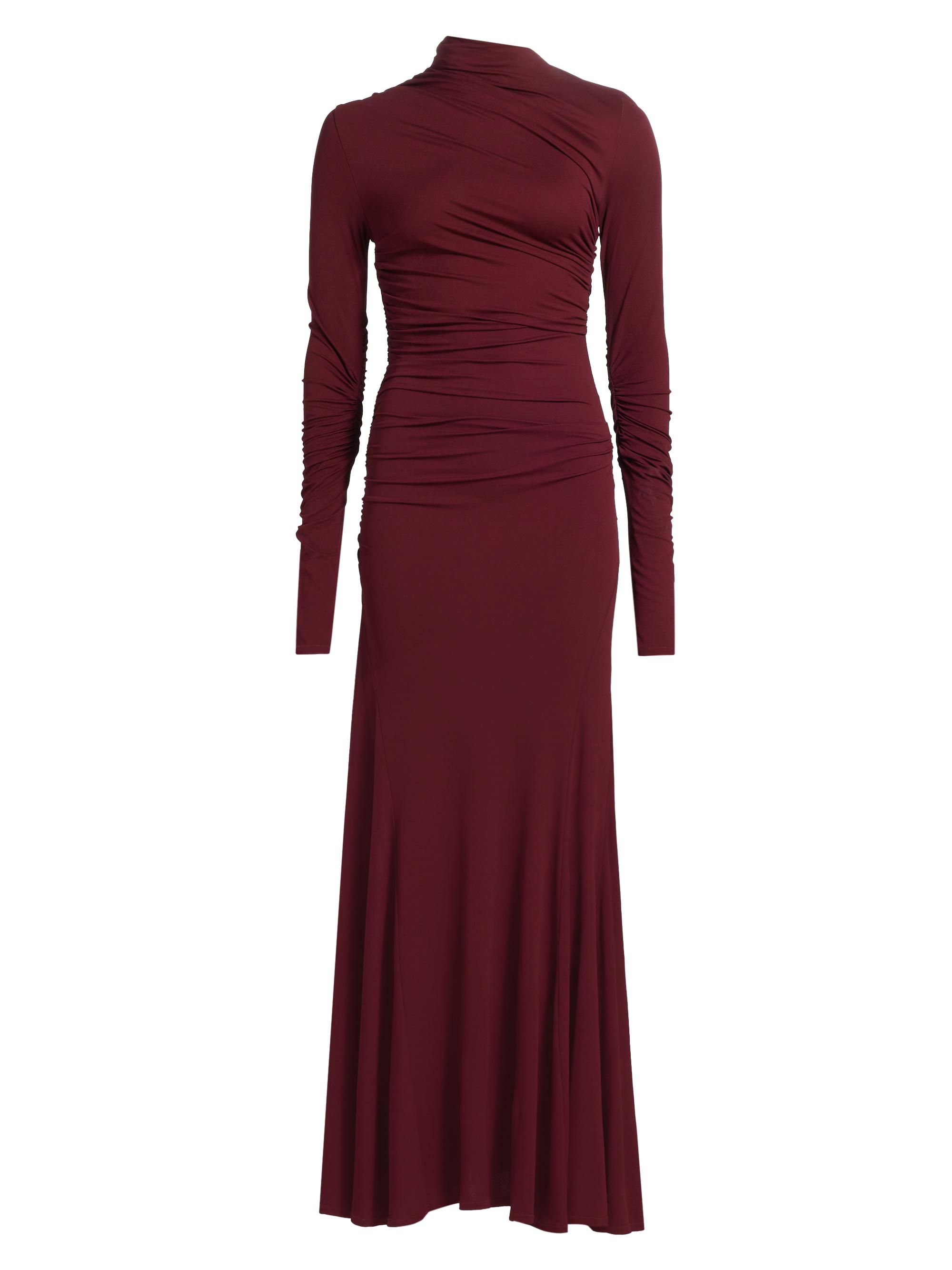 Tove Women's Africa Long-Sleeve Maxi-Dress - Deep Claret