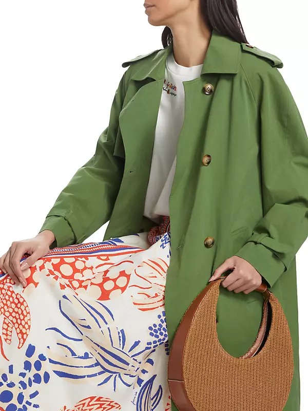 Shop Farm Rio Cotton-Blend Trench Coat | Saks Fifth Avenue