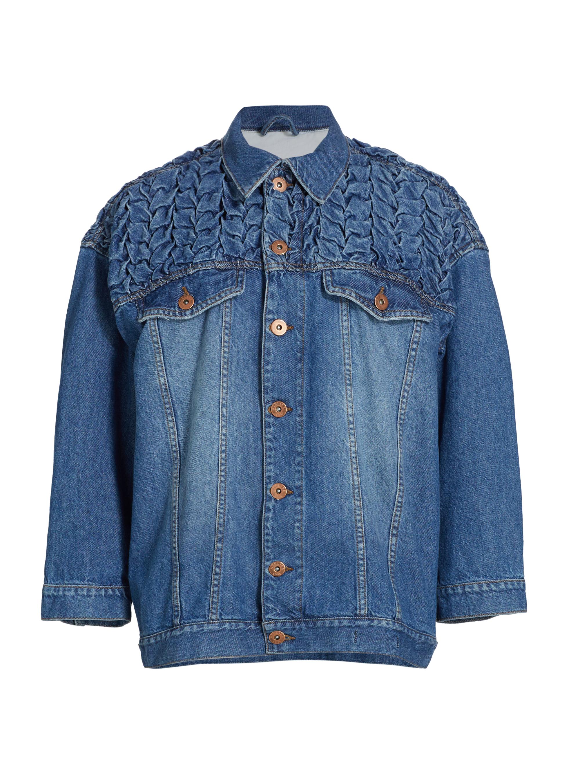 Atelier 17.56 Women's Pia Cotton Denim Jacket - Denim
