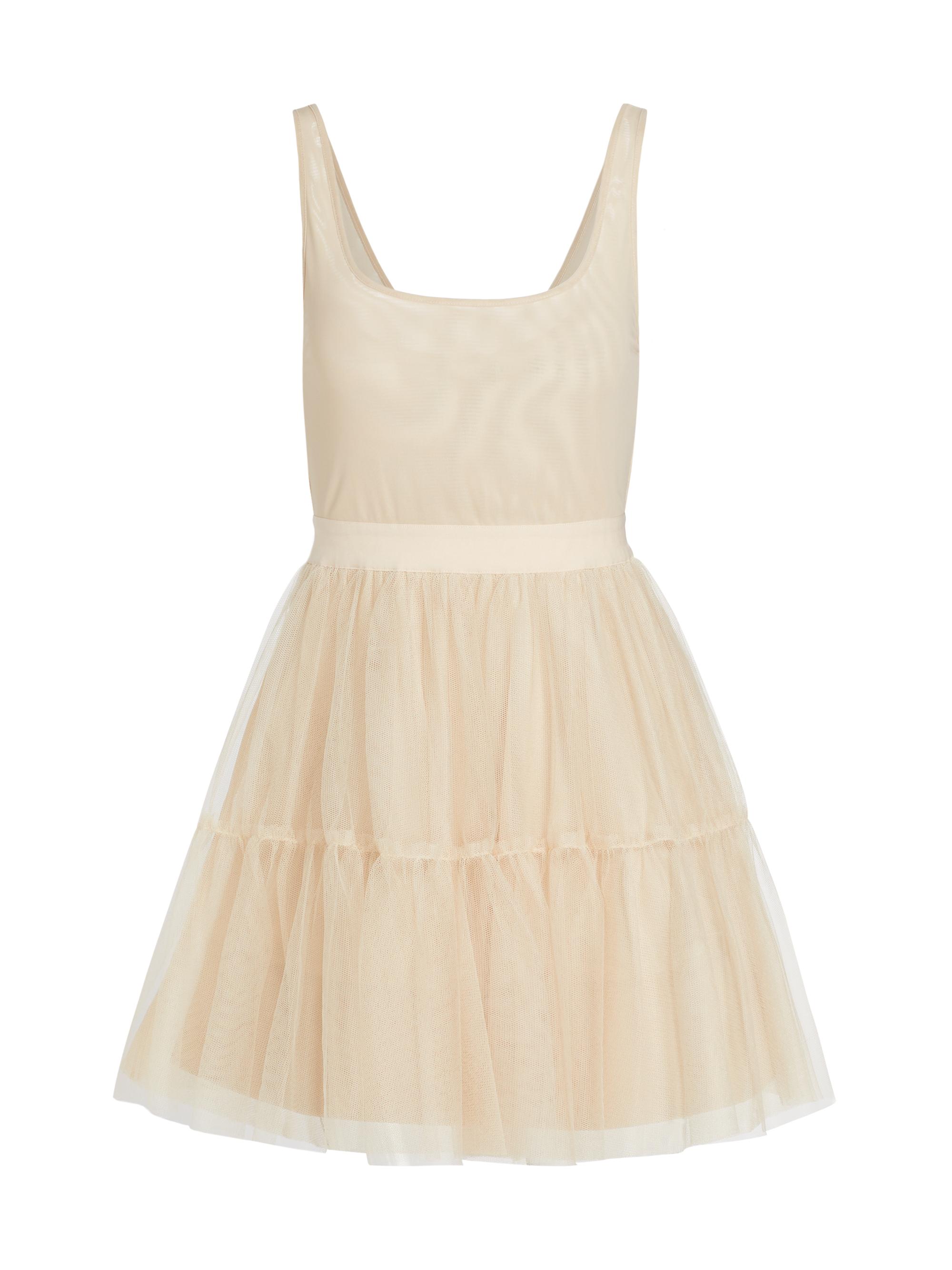 ALICE + OLIVIA Chara Tiered Tulle Minidress | Saks Fifth Avenue
