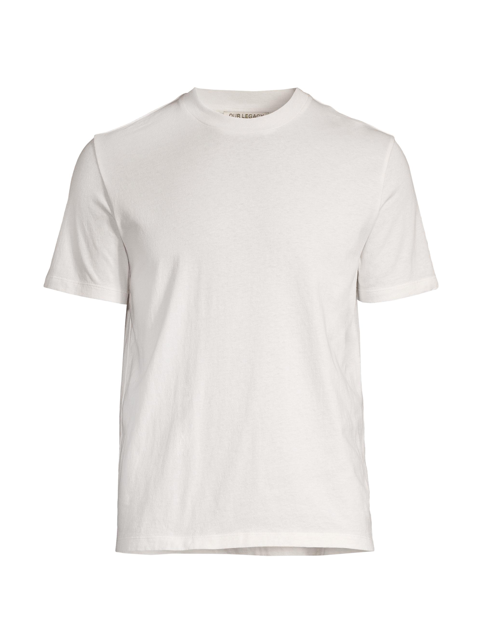 Our Legacy Men's New Box Crewneck T-Shirt - White Clean