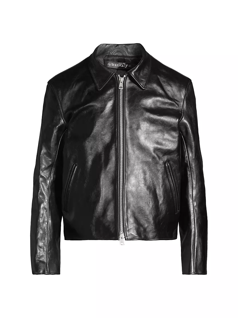 Shop Our Legacy Leather Mini Jacket | Saks Fifth Avenue