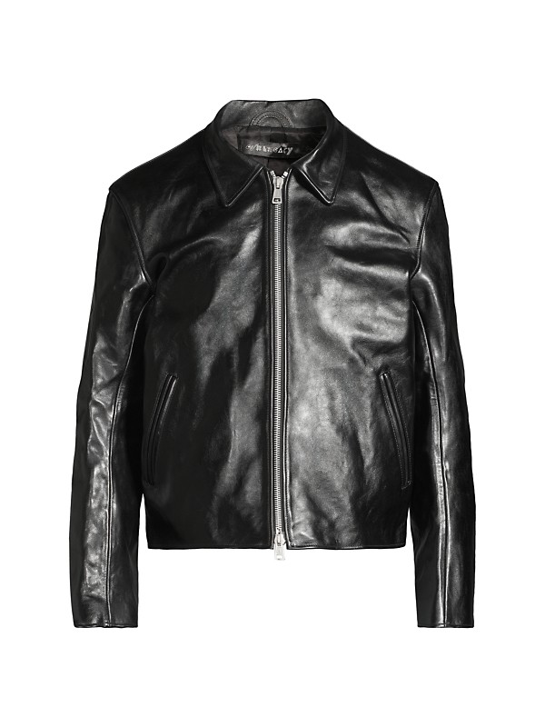 Shop Our Legacy Leather Mini Jacket | Saks Fifth Avenue Shop Our Legacy Leather Mini Jacket | Saks Fifth Avenue