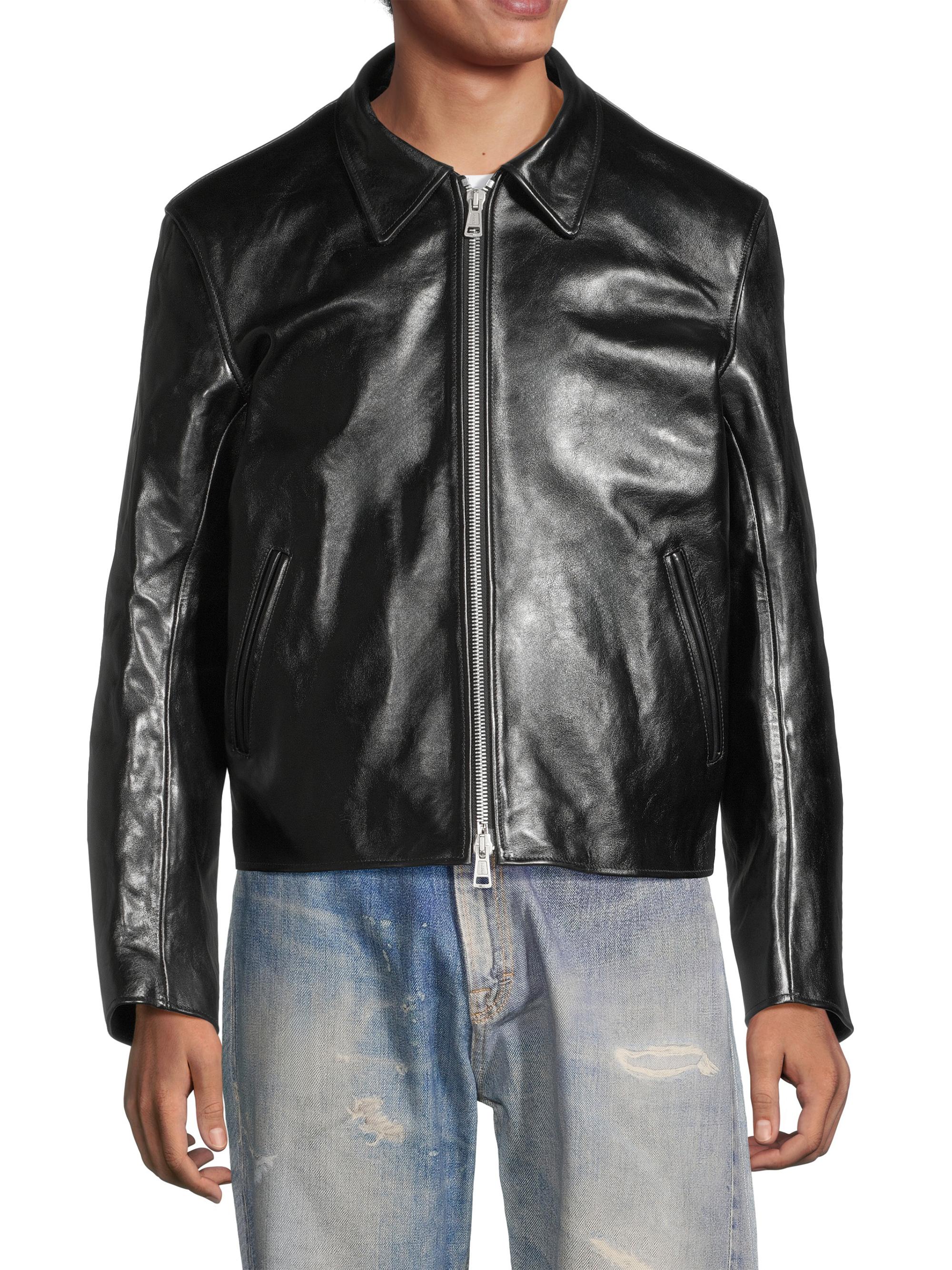 Our Legacy Leather Mini Jacket | Saks Fifth Avenue