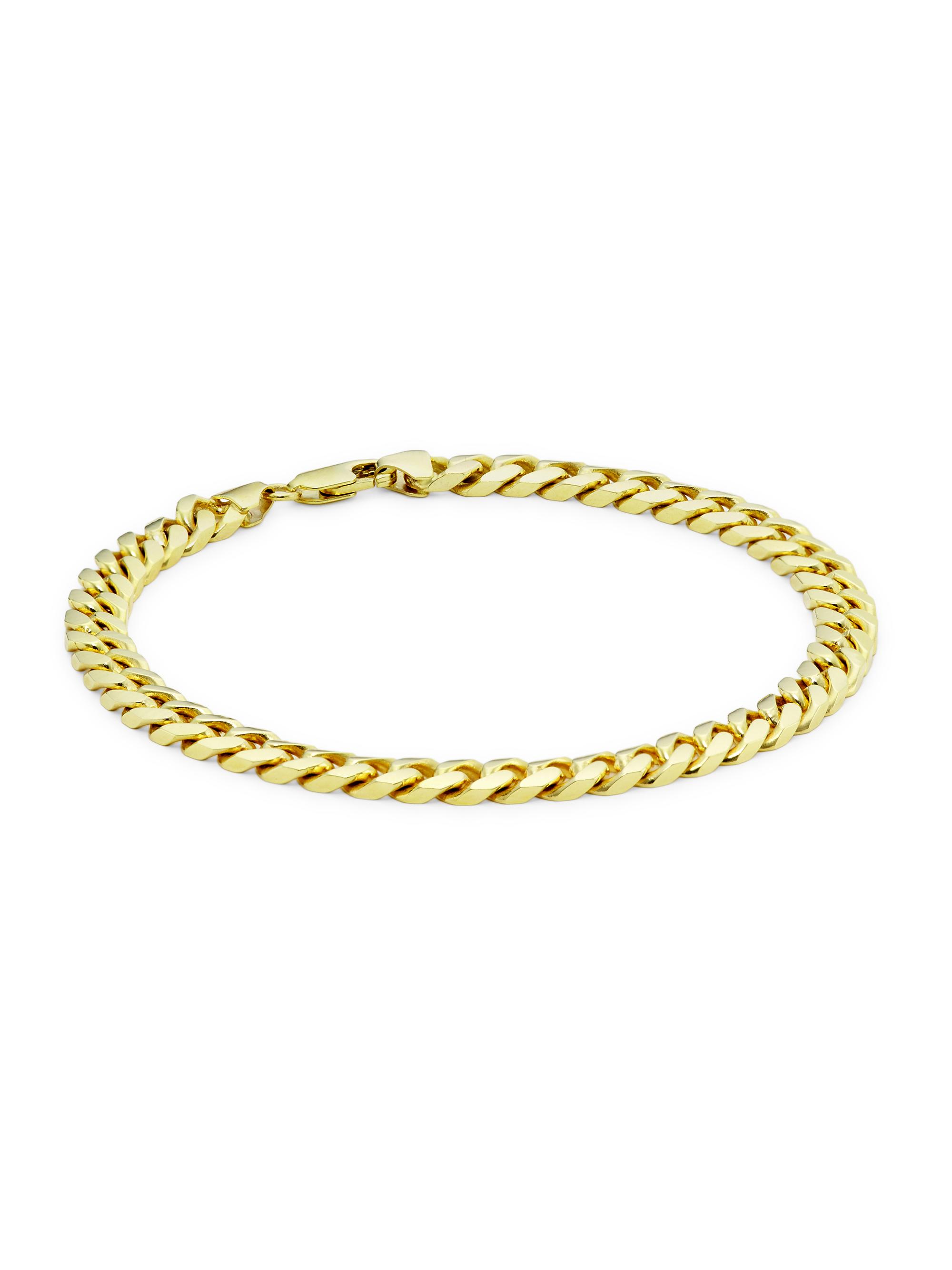 Saks Fifth Avenue Collection Men's 14K Yellow Gold Cuban Chain Bracelet - Gold