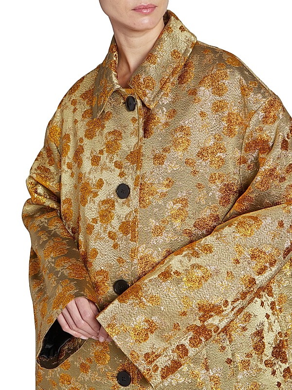 Shop Dries Van Noten Rinks Jacquard Coat | Saks Fifth Avenue Shop Dries Van Noten Rinks Jacquard Coat | Saks Fifth Avenue