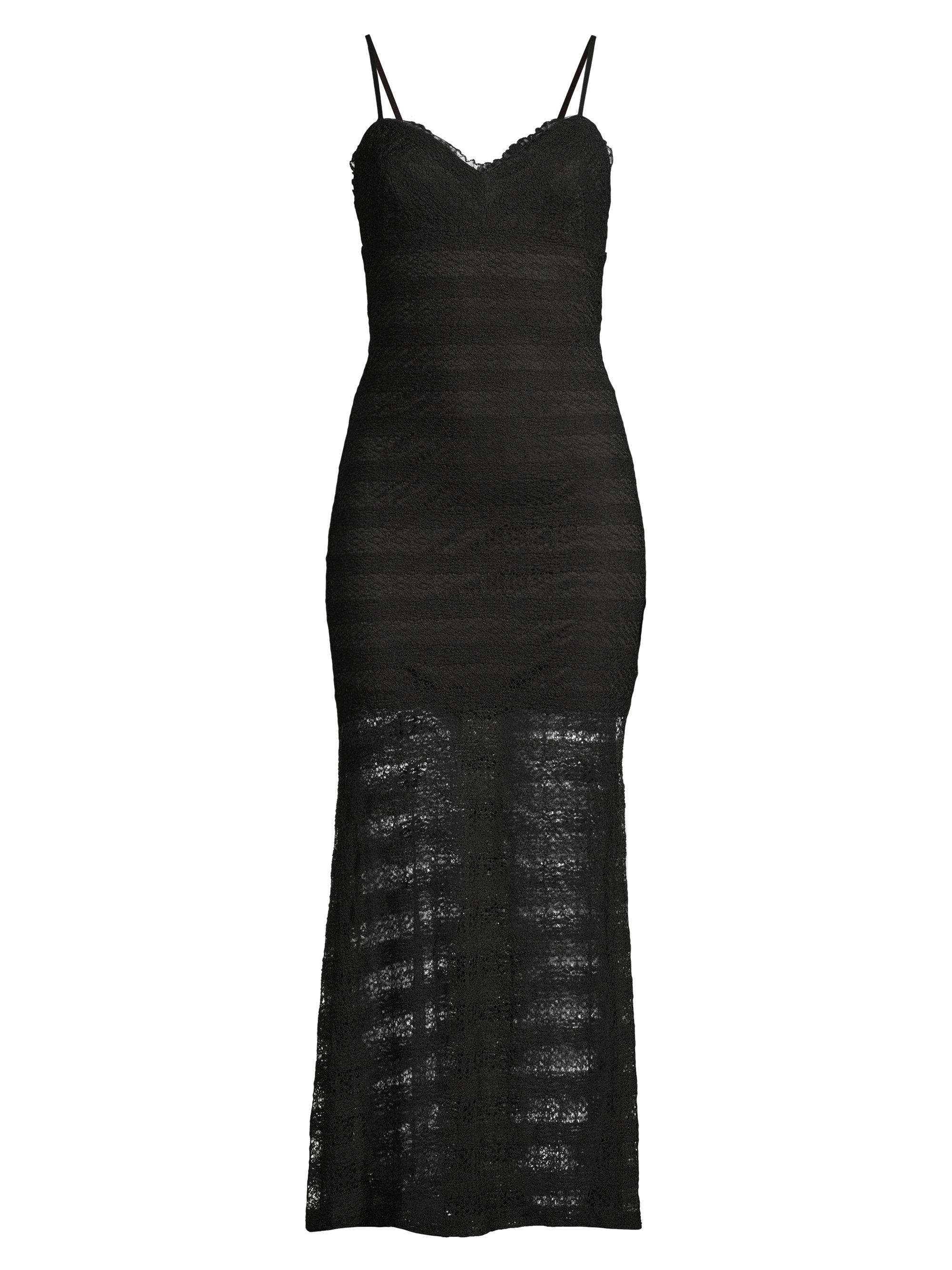 Bardot Flynn Semi-Sheer Lace Midi-Dress | Saks Fifth Avenue