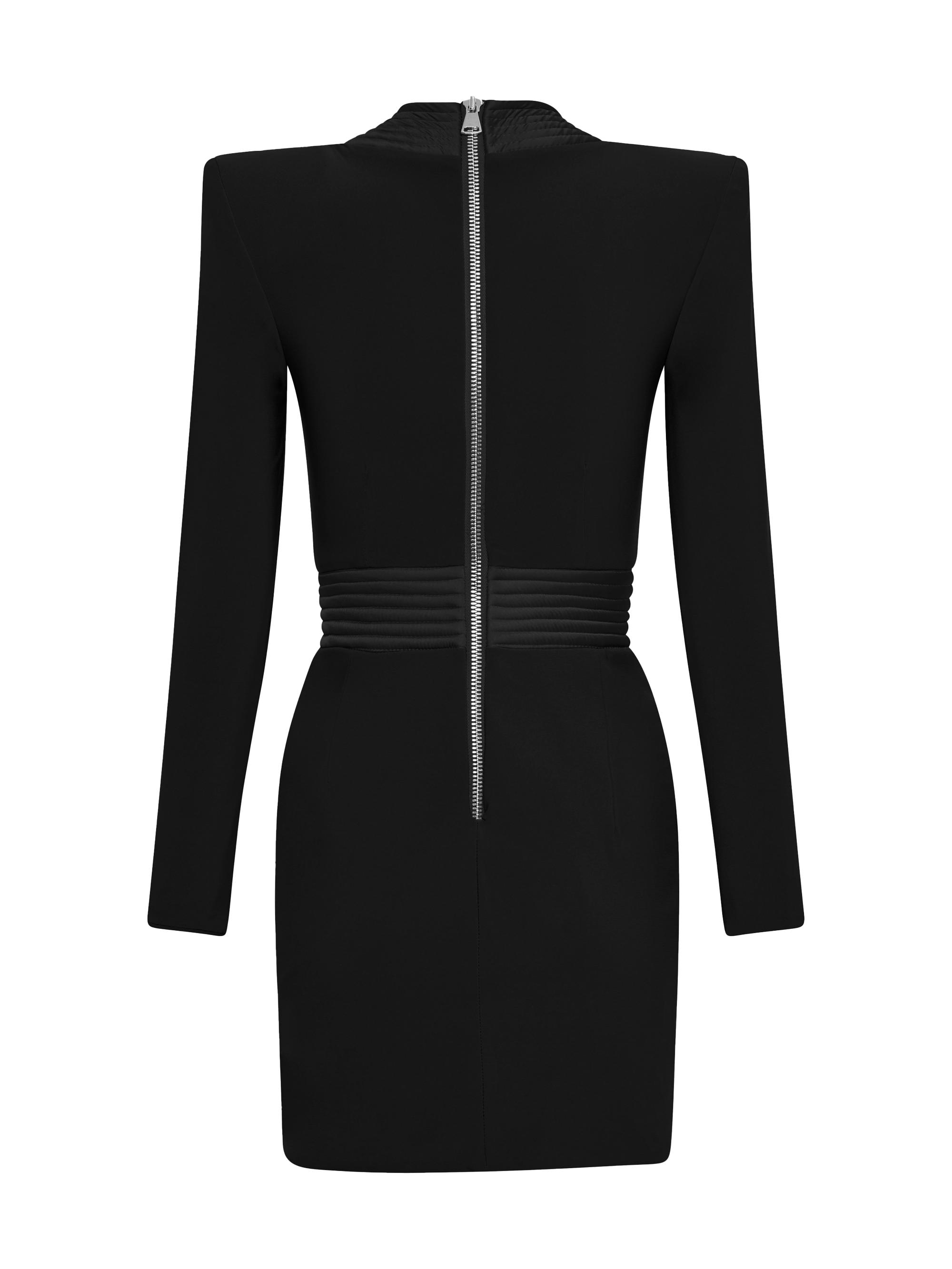 knee length dresses for ladies 1990s Jean Paul Gaultier Eye of Horus Striped Jersey Dress main image 1