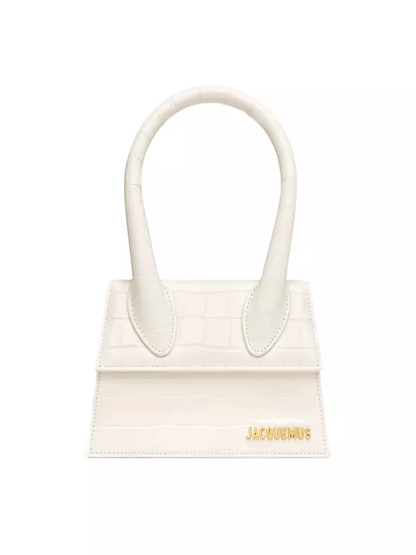 Jacquemus Le Chiquito Moyen Mini Bag Leather White