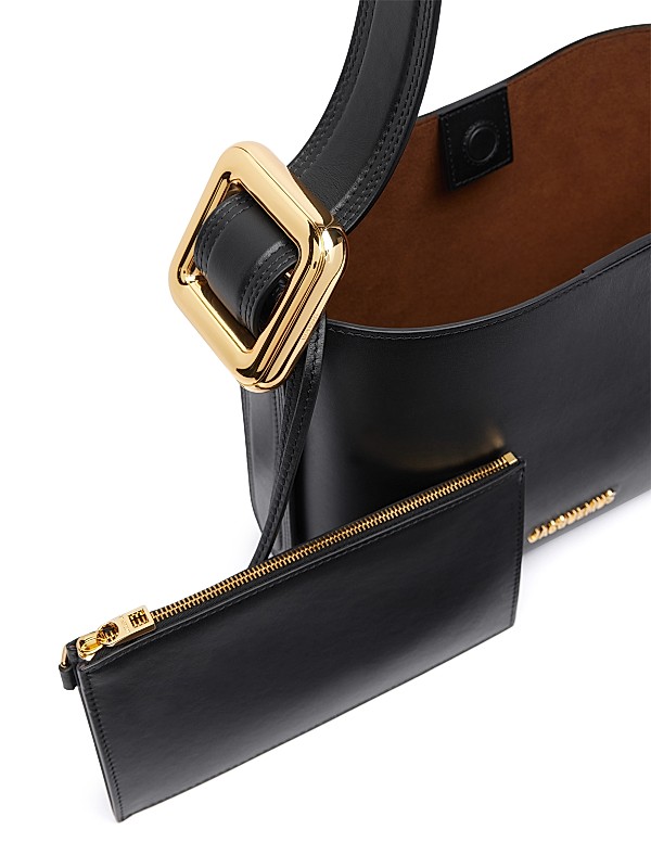 Shop Jacquemus Le Chouchou Le Petit Regalo Leather Shoulder Shop Jacquemus Le Chouchou Le Petit Regalo Leather Shoulder