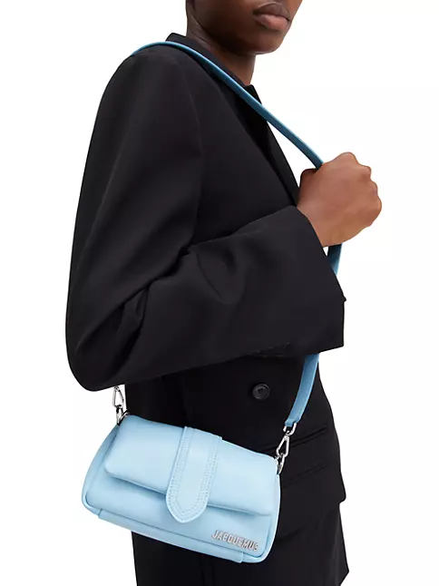 Jacquemus Le Petit Bambimou Denim Shoulder Bag, Blue, Women's, Handbags & Purses Shoulder Bags
