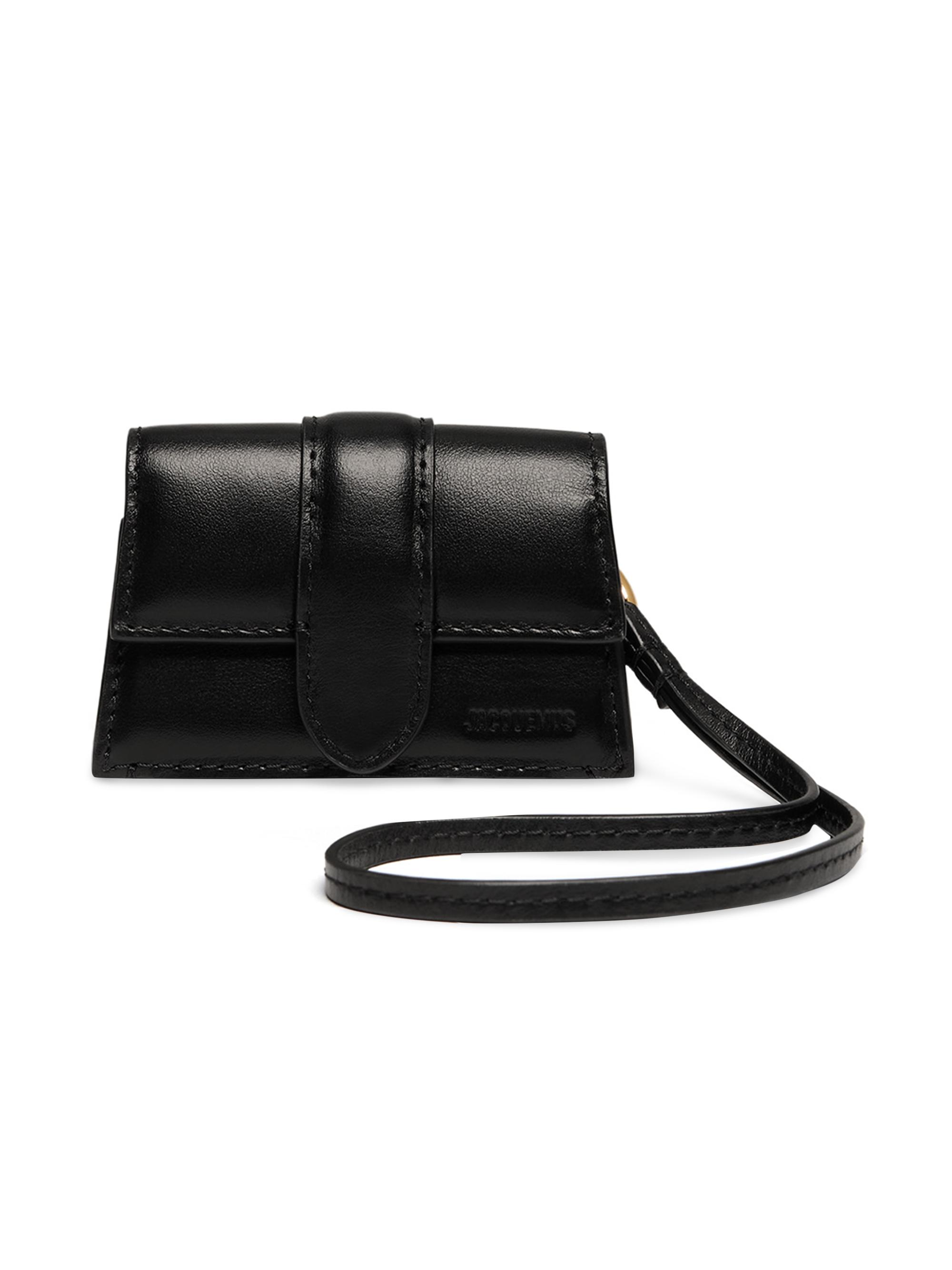Jacquemus Women's Le Chouchou Le Porte Bambino Leather Wristlet - Black