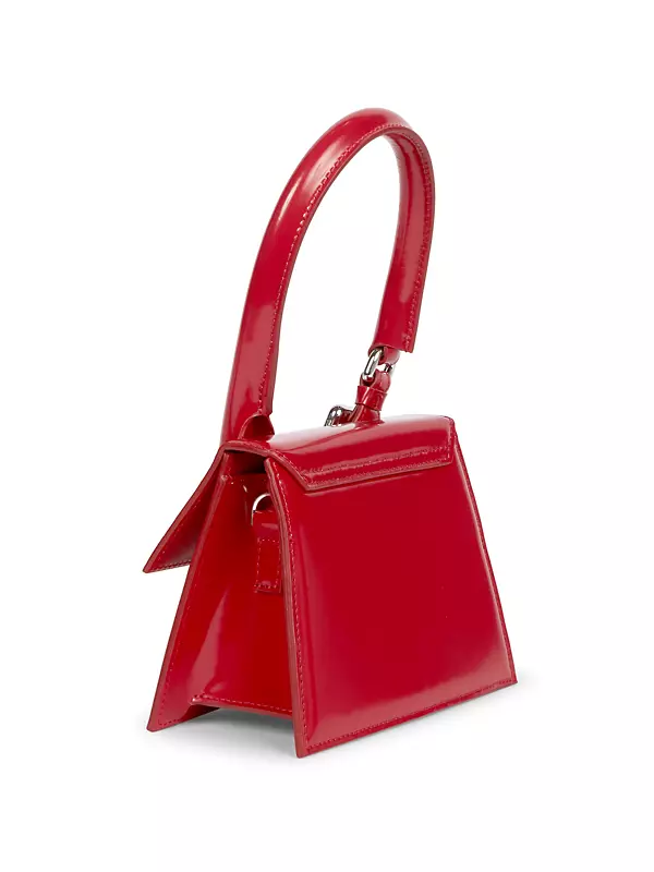 Red Chiquito medium patent-leather handbag, Jacquemus