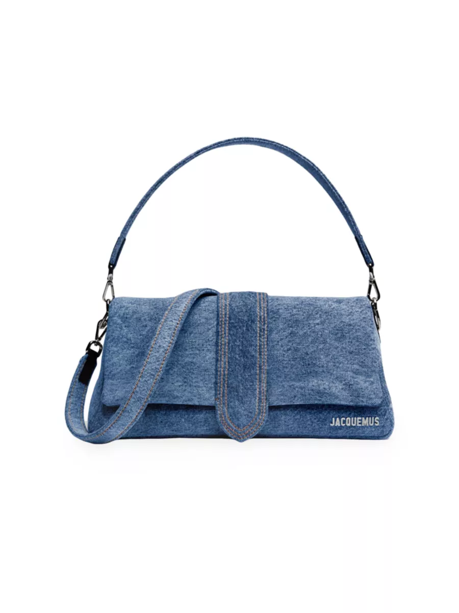 Shop Jacquemus Le Chouchou Le Bambimou Denim Handbag | Saks Shop Jacquemus Le Chouchou Le Bambimou Denim Handbag | Saks