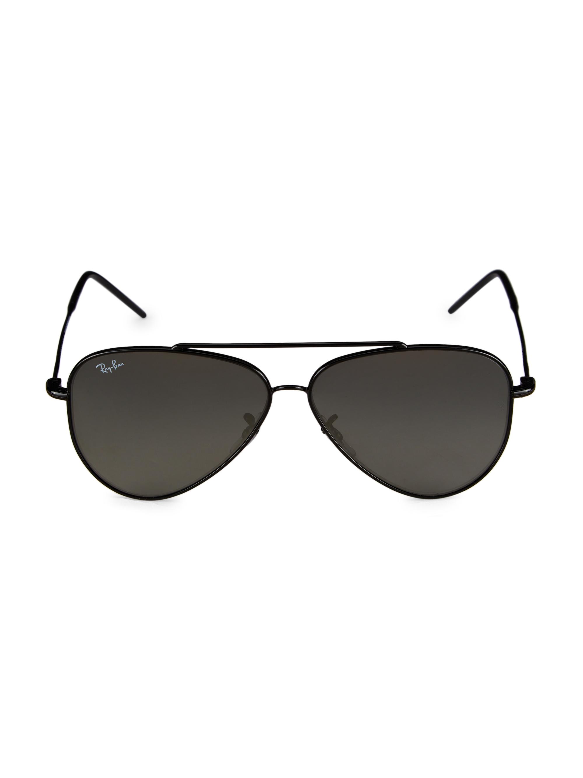 Ray-Ban Women's RBR0101S 59MM Inverted Aviator Sunglasses - Black