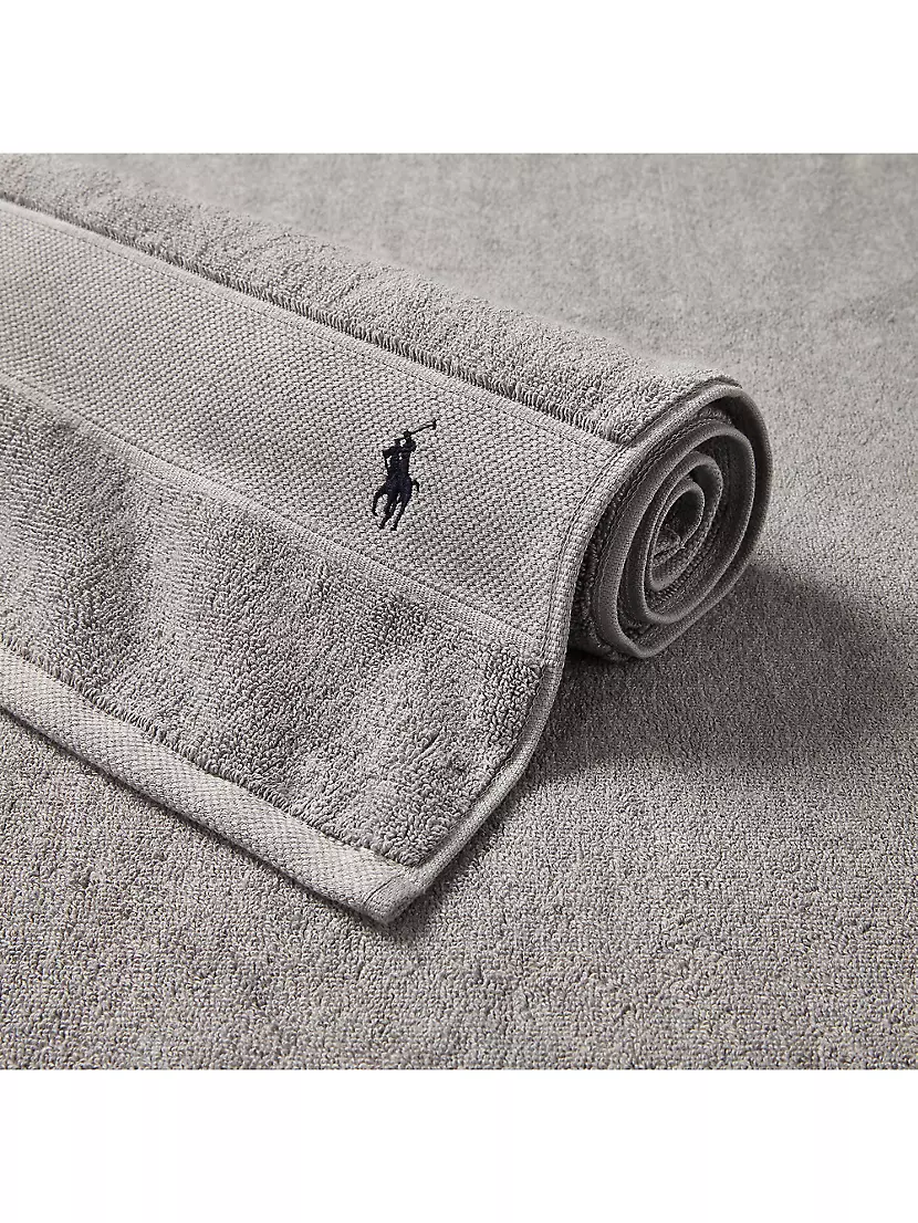 Ralph Lauren Polo Player Cotton Bath Towel - Pale Oak