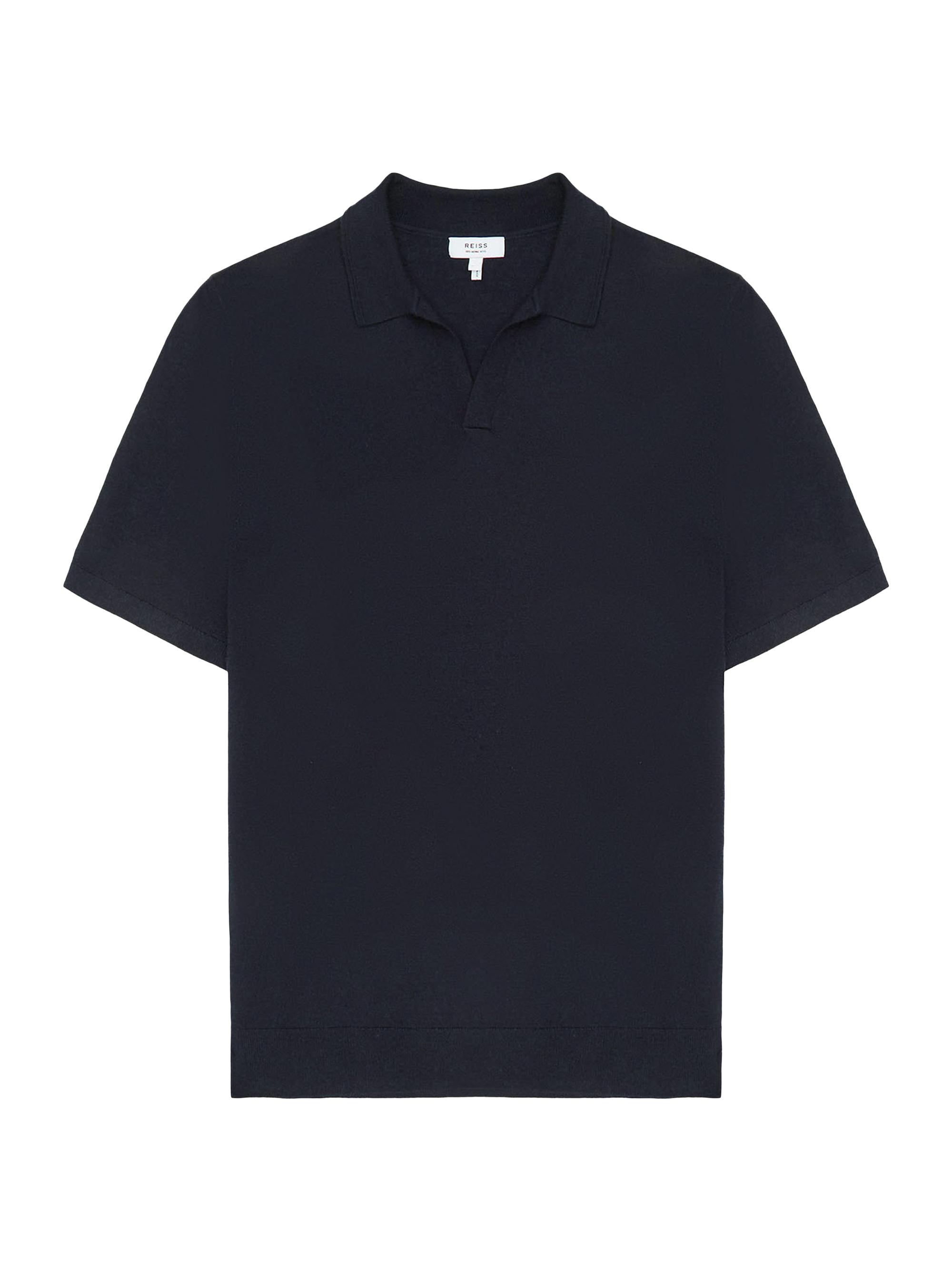 Reiss Men's Duchie Wool Polo Shirt - Navy