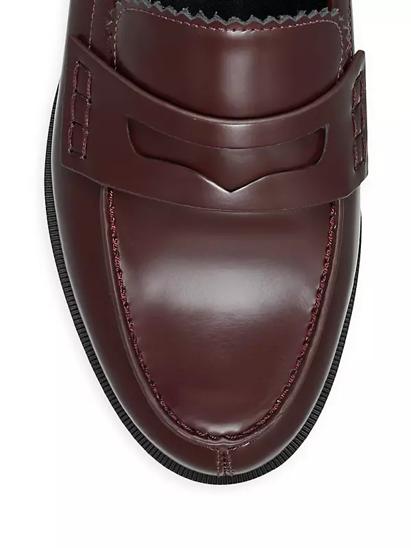 Milton Leather Penny Loafers