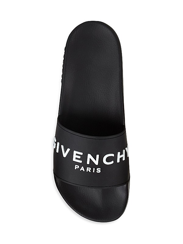 Shop Givenchy Slide Flat Sandals in Rubber | Saks Fifth Avenue Shop Givenchy Slide Flat Sandals in Rubber | Saks Fifth Avenue