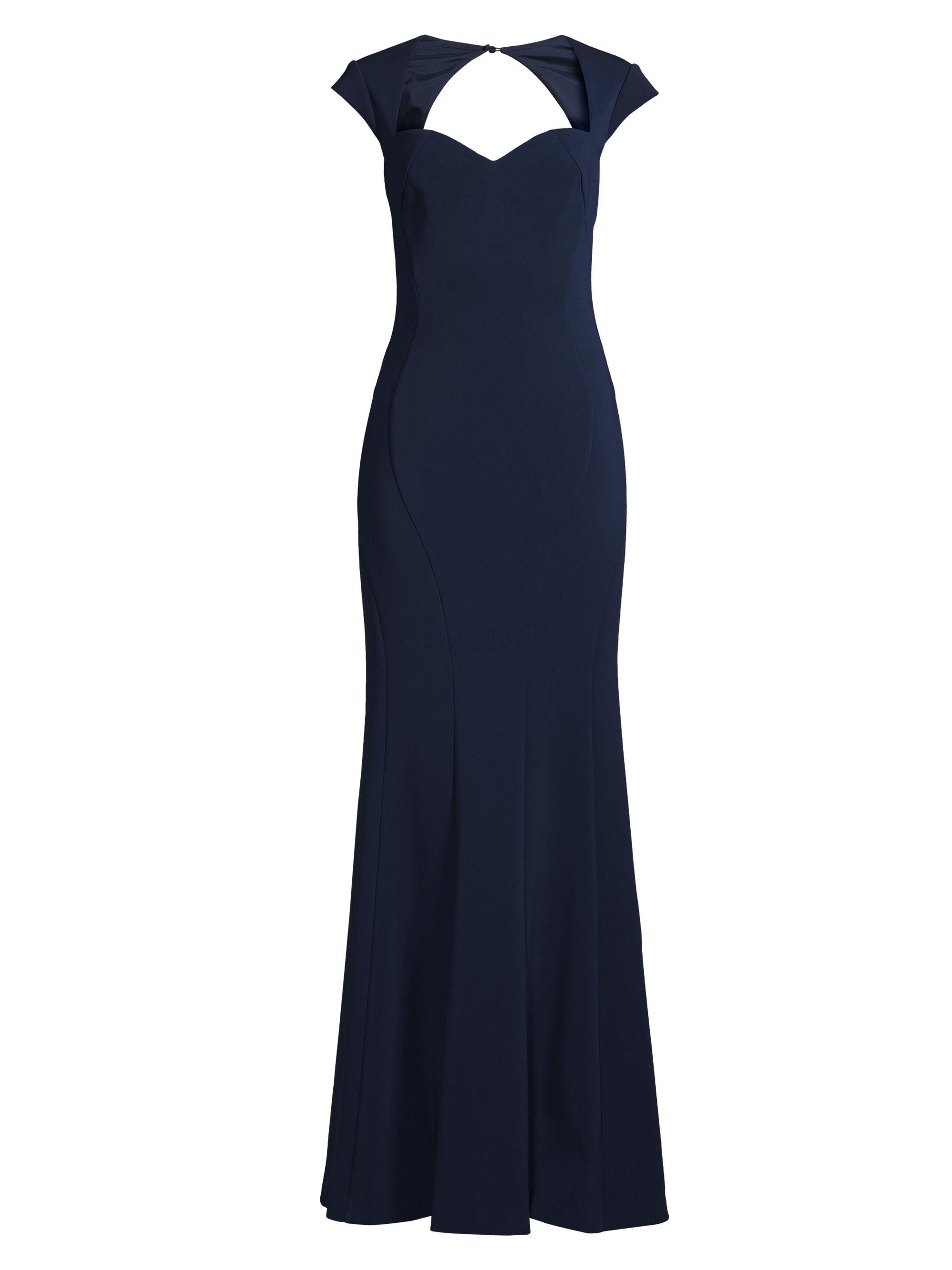Aidan Mattox Women's Cap-Sleeve Sweetheart Gown - Twilight