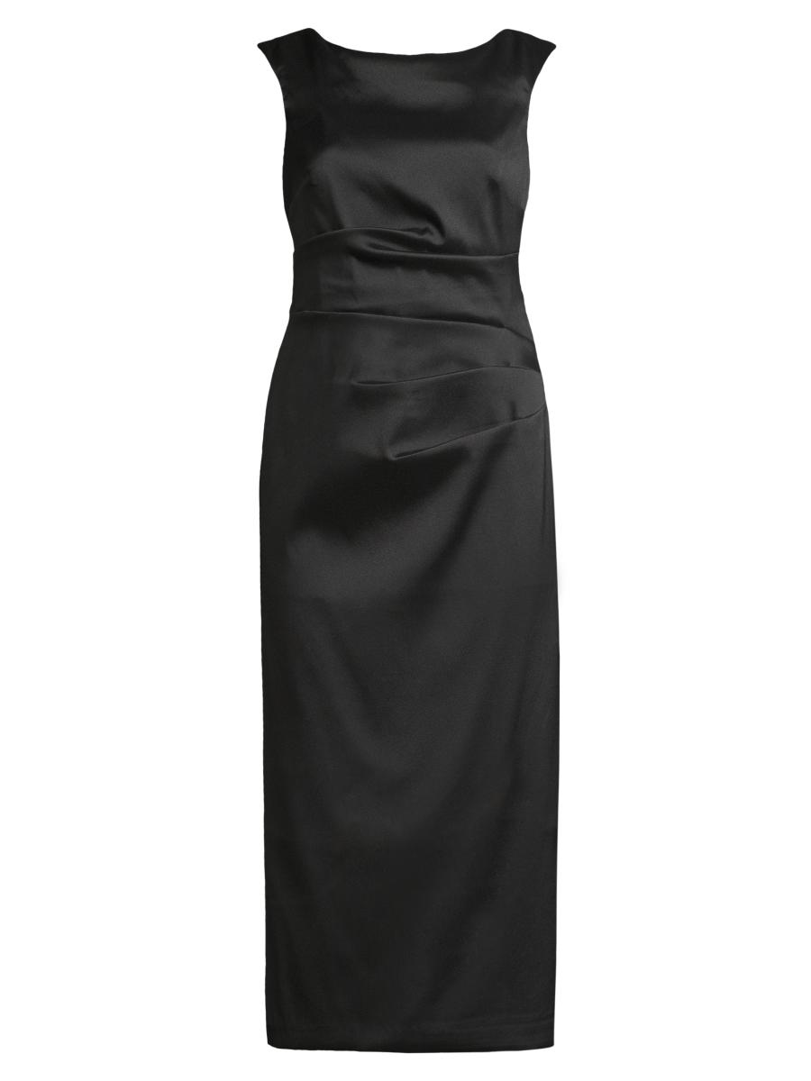 Aidan Mattox Draped Mikado Sheath Dress | Saks Fifth Avenue