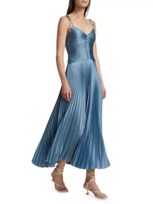 Shop Derek Lam 10 Crosby Rochelle Pleated Cami Dress | Saks Fifth Avenue