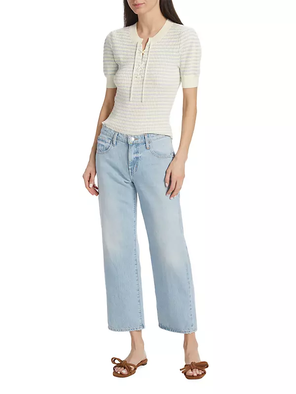 Sofia Mid-Rise Relaxed Straight-Leg Jeans