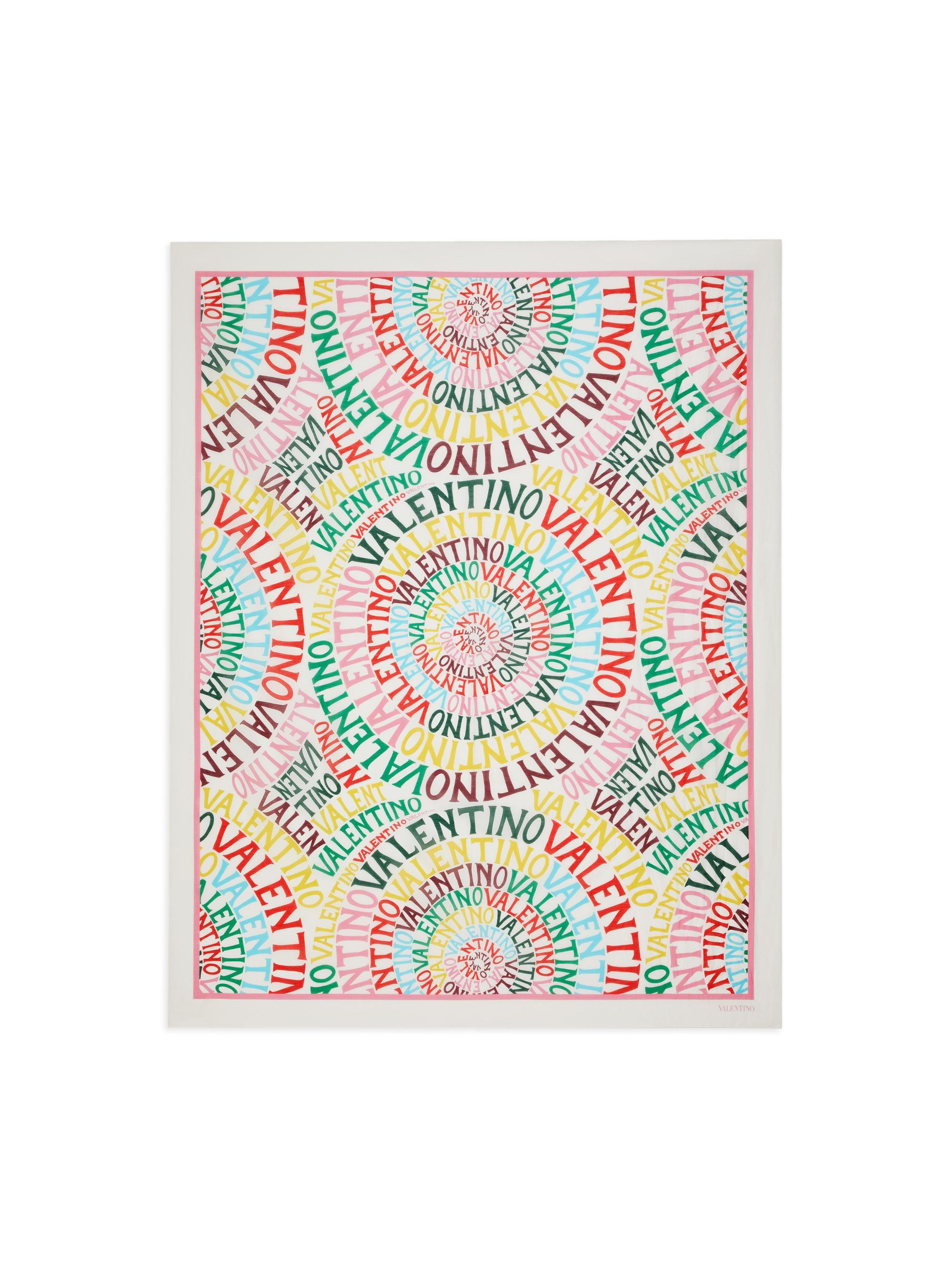 Valentino Garavani Women's Cotton And Silk Sarong + Clutch Bag In Loop Print