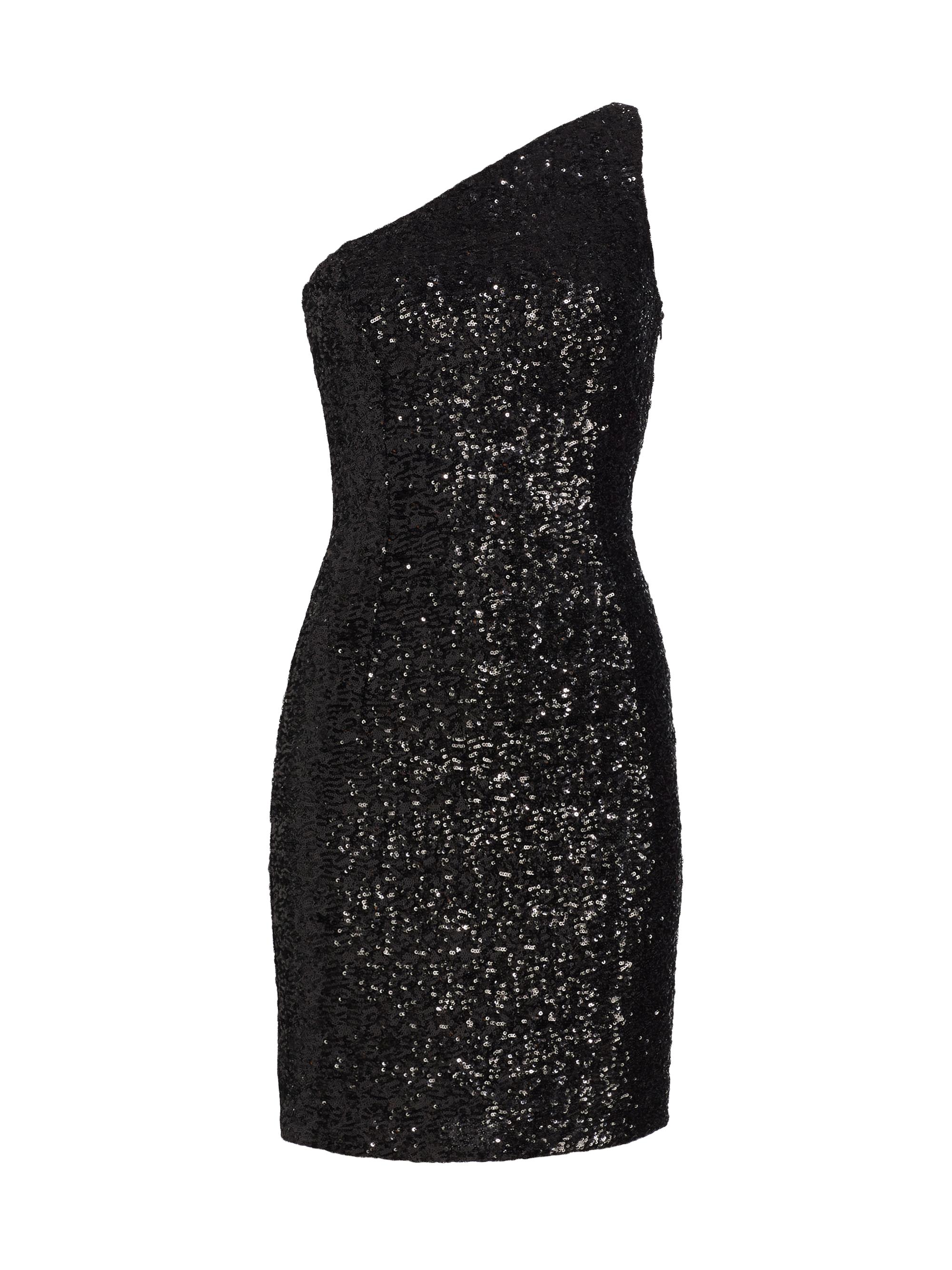 Michael Kors Collection Women's Sequin One-Shoulder Minidress - Black