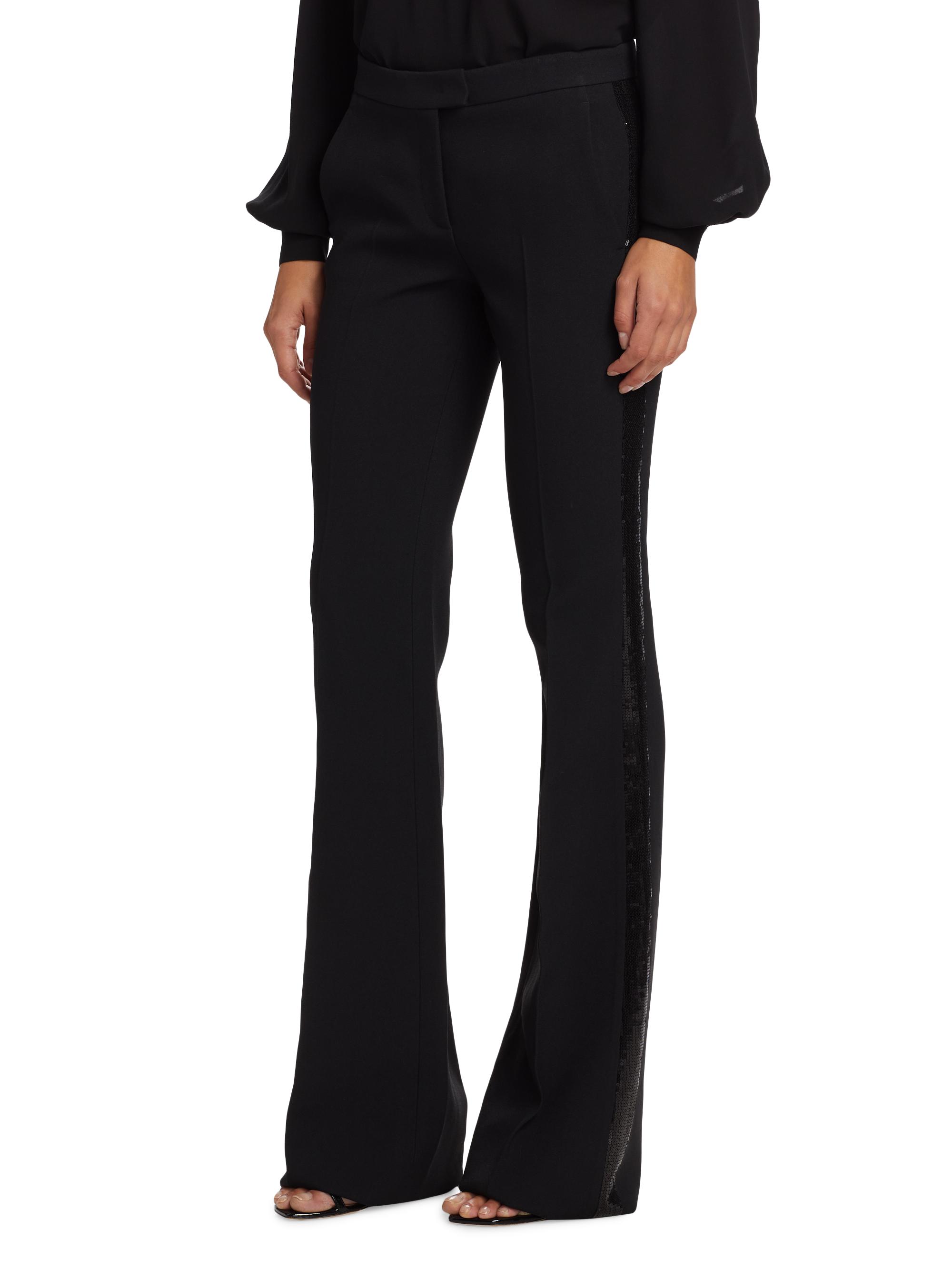 Michael Kors Collection Haylee Flared Tuxedo Pants | Saks Fifth Avenue