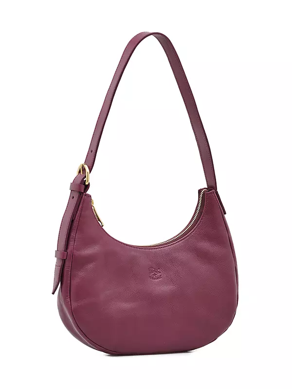 Shop Il Bisonte Belcanto Leather Crescent Bag | Saks Fifth Avenue