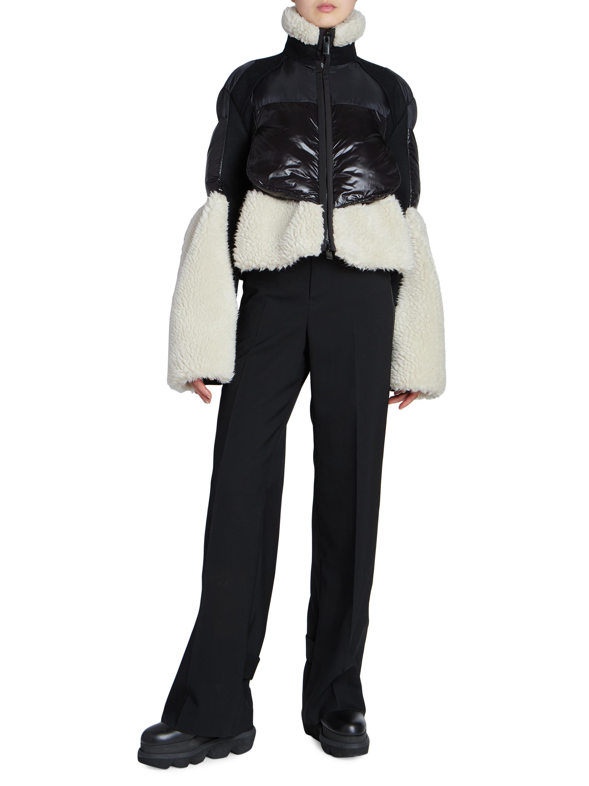 Sacai Faux Shearling Padded Blouson Jacket | Saks Fifth Avenue