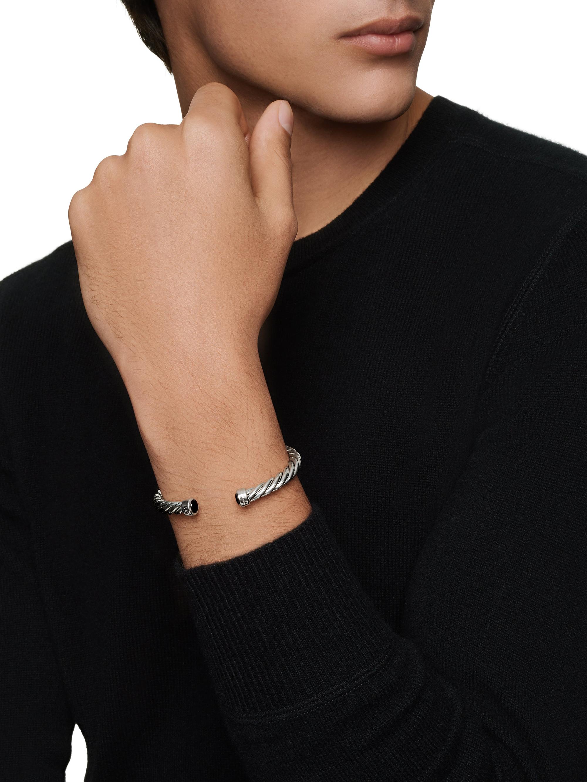 David Yurman Cable Cuff Bracelet in Sterling Silver | Saks Fifth
