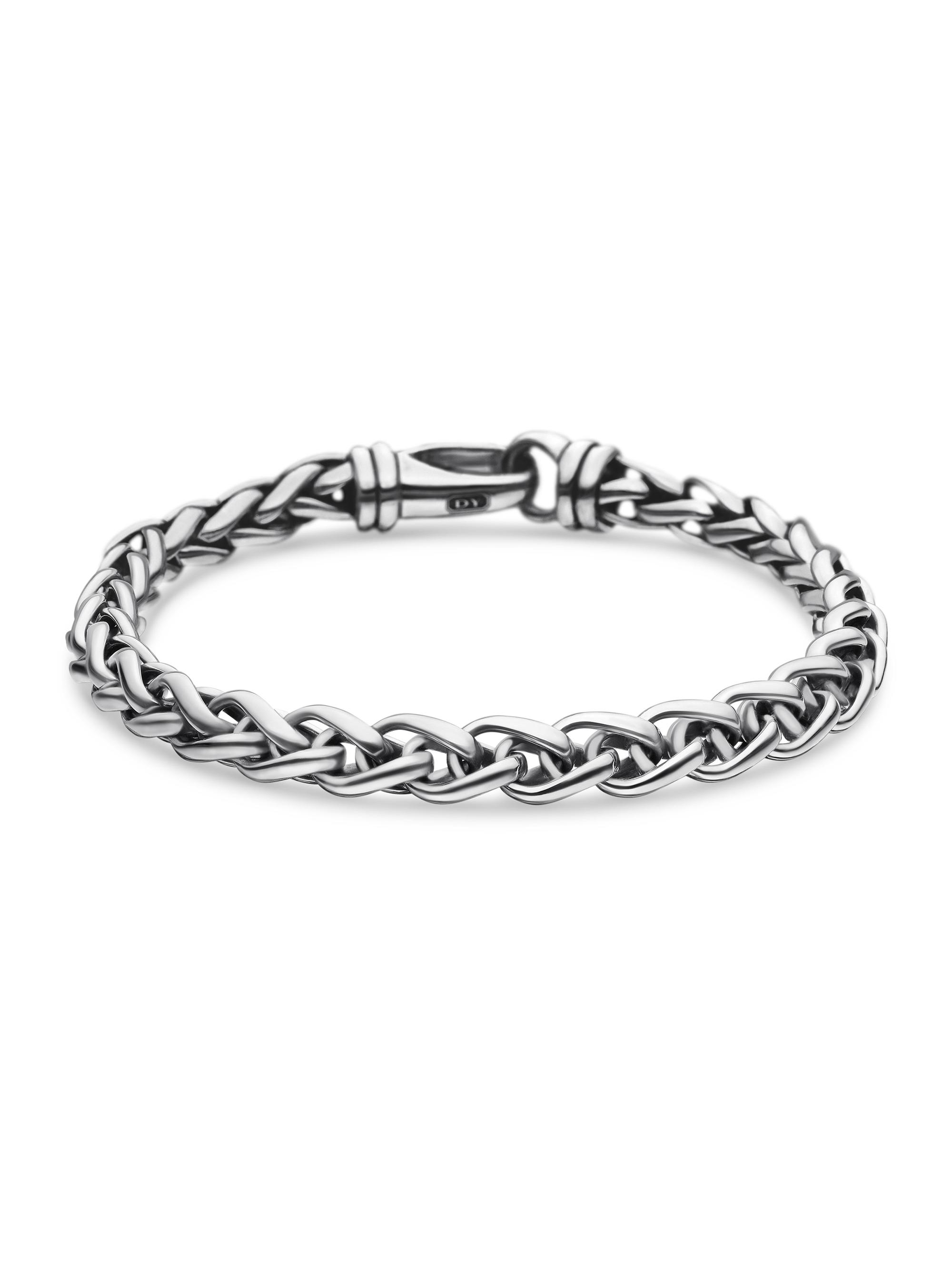 David Yurman Men's Wheat Chain Bracelet in Sterling Silver, 6mm - Sterling Silver - Women's Jewelry And Watches