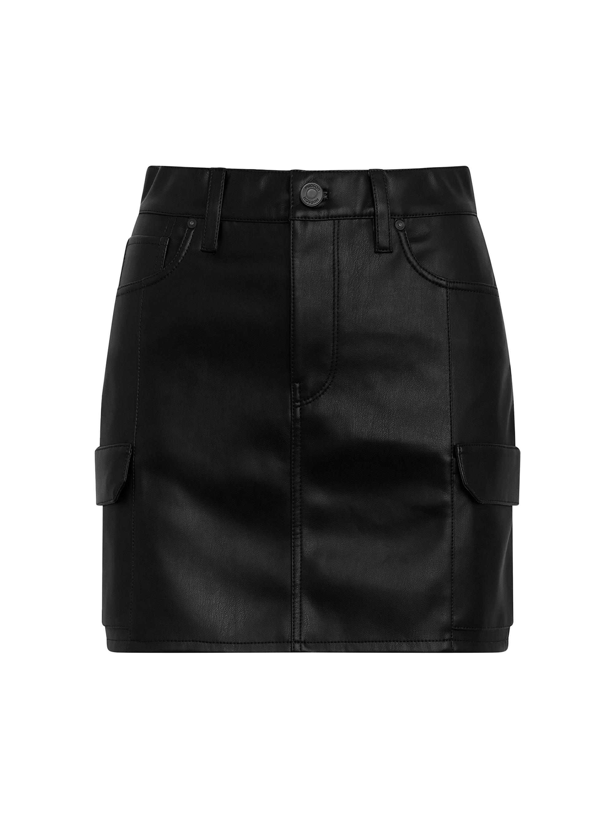 Hudson Jeans Women's Cargo Viper Miniskirt - Black