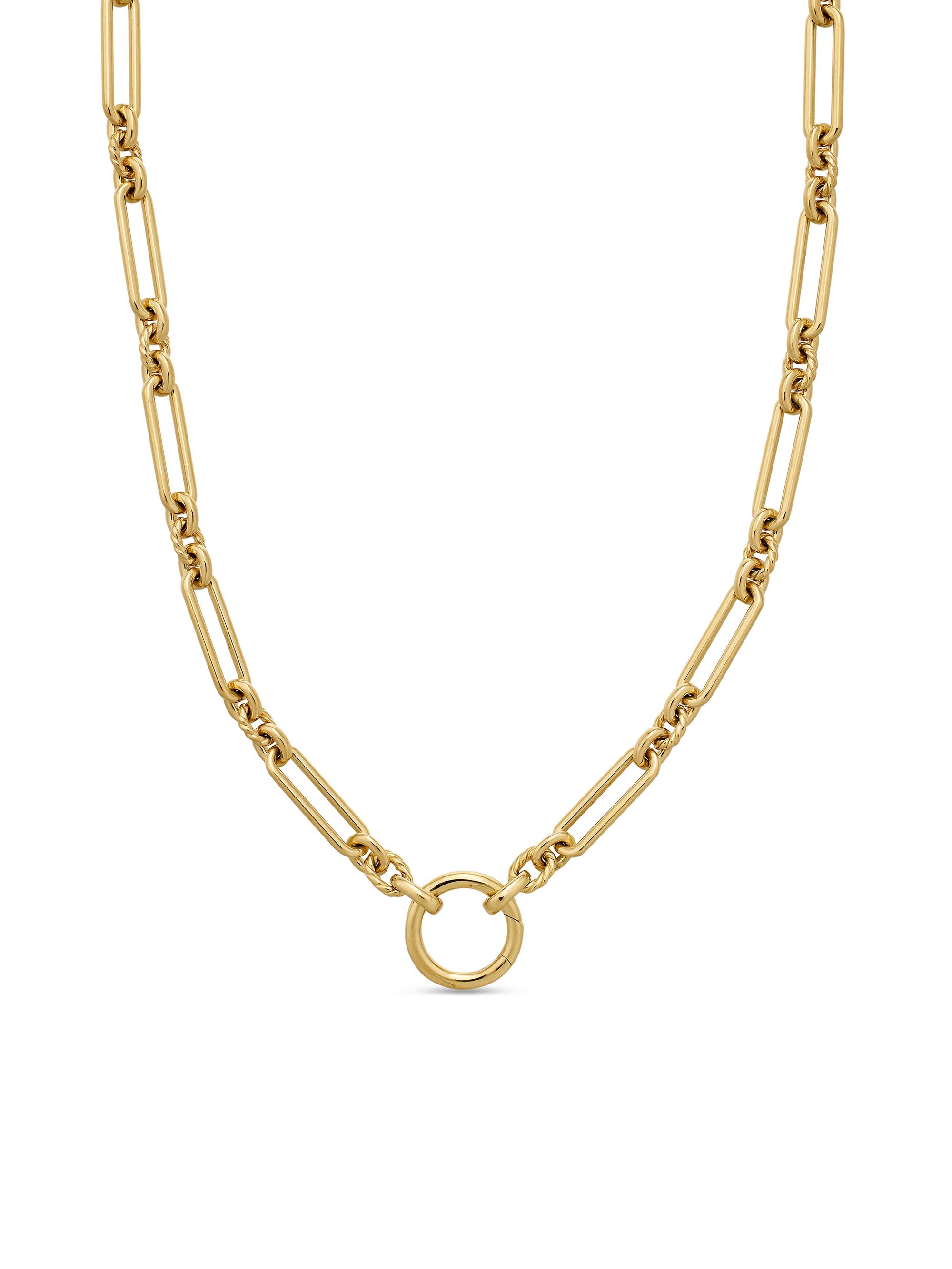David Yurman Women's Lexington Chain Necklace in 18K Yellow Gold, 4.5mm - Gold
