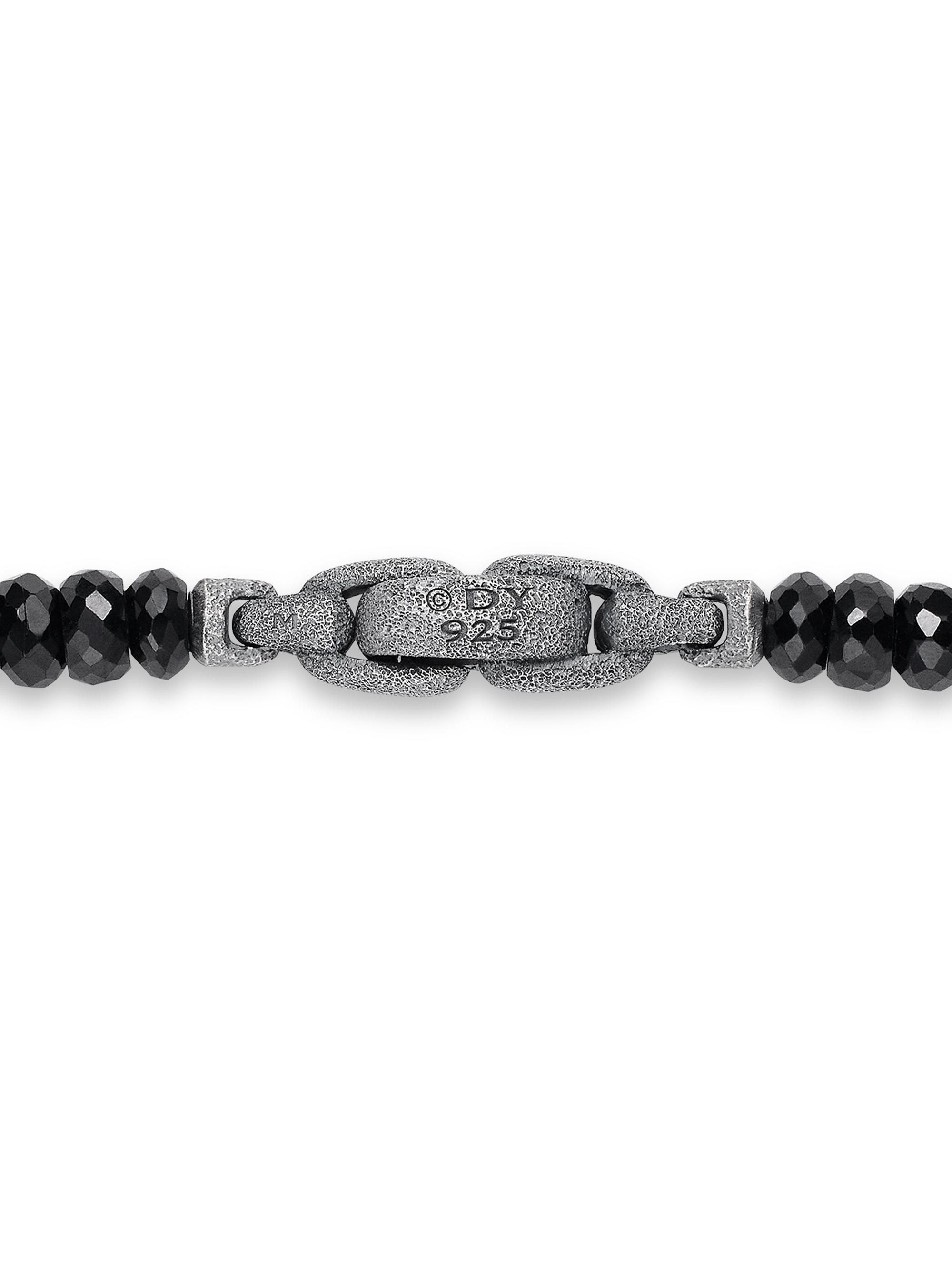 David Yurman Memento Mori Skull Station Necklace in Sterling Silver ...