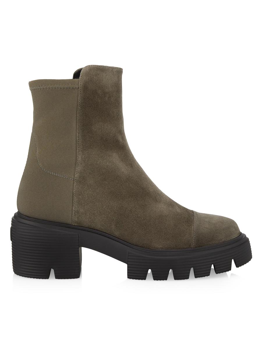 ショートブーツ・ブーティ Stuart Weitzman TATE SUEDE BOOTIES Stuart Weitzman Tate 65MM Suede Ankle Booties | Saks Fifth