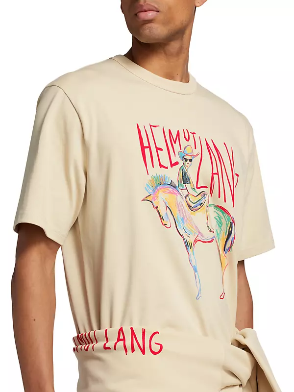 Shop Helmut Lang Capsule Avenue Saks | Cotton T-Shirt Fifth