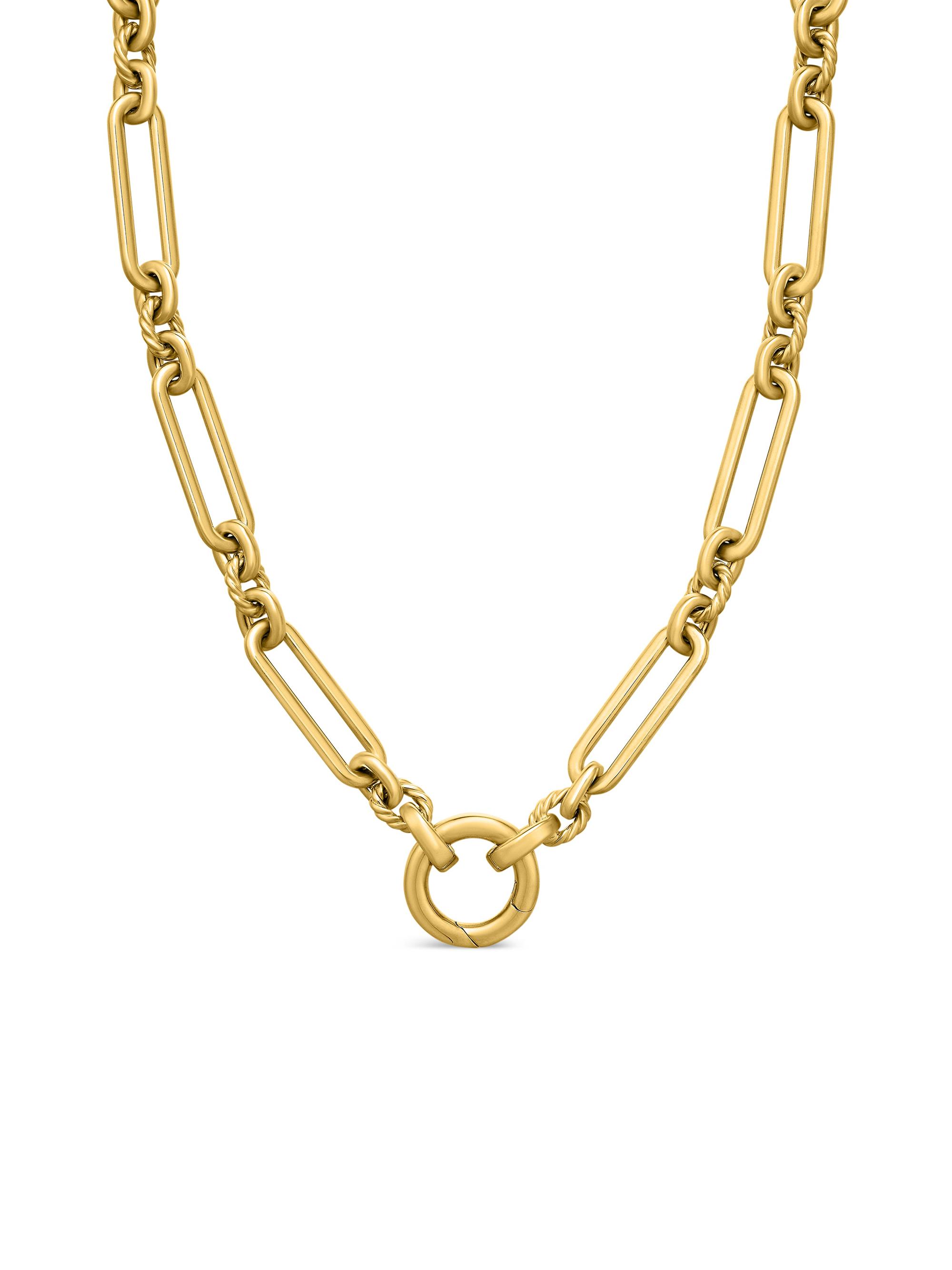 David Yurman Women's Lexington Chain Necklace in K Yellow Gold - Gold