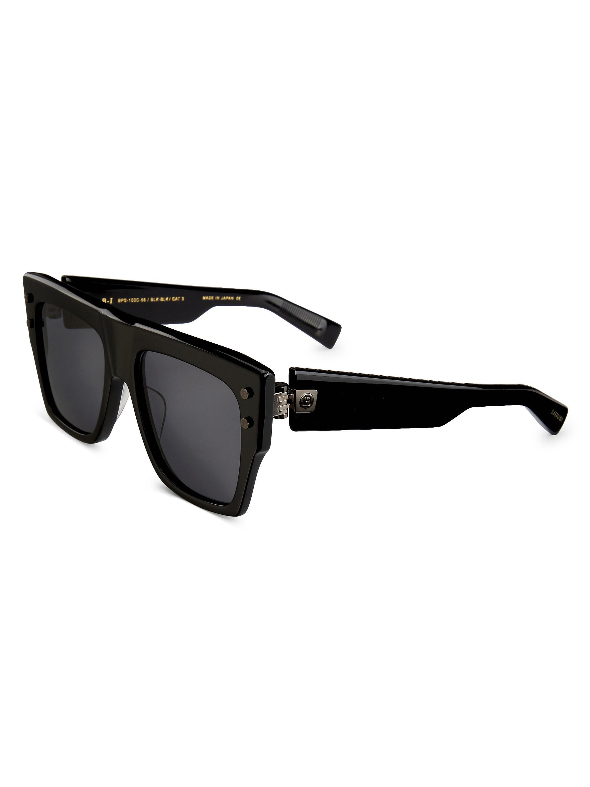 Balmain B-I 56MM Square Sunglasses | Saks Fifth Avenue