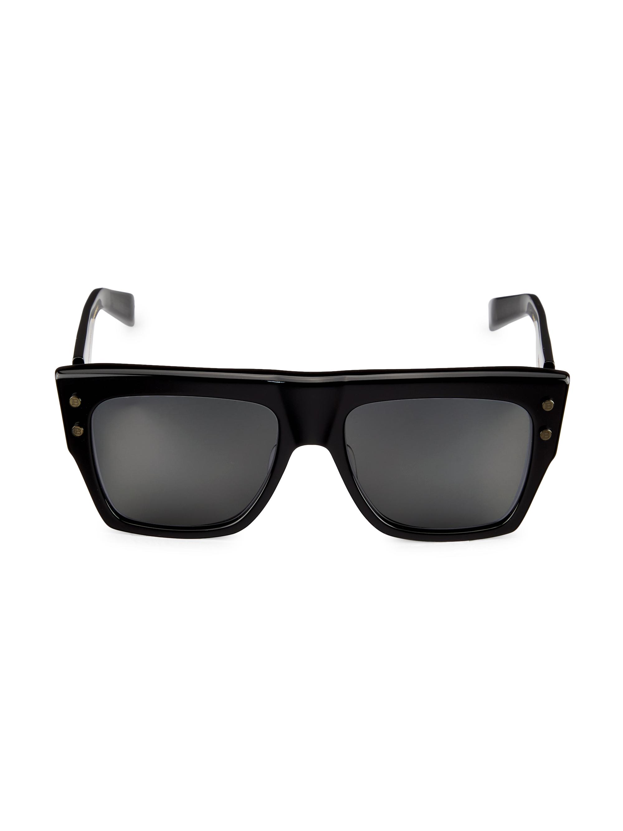 Balmain B-I 56MM Square Sunglasses | Saks Fifth Avenue