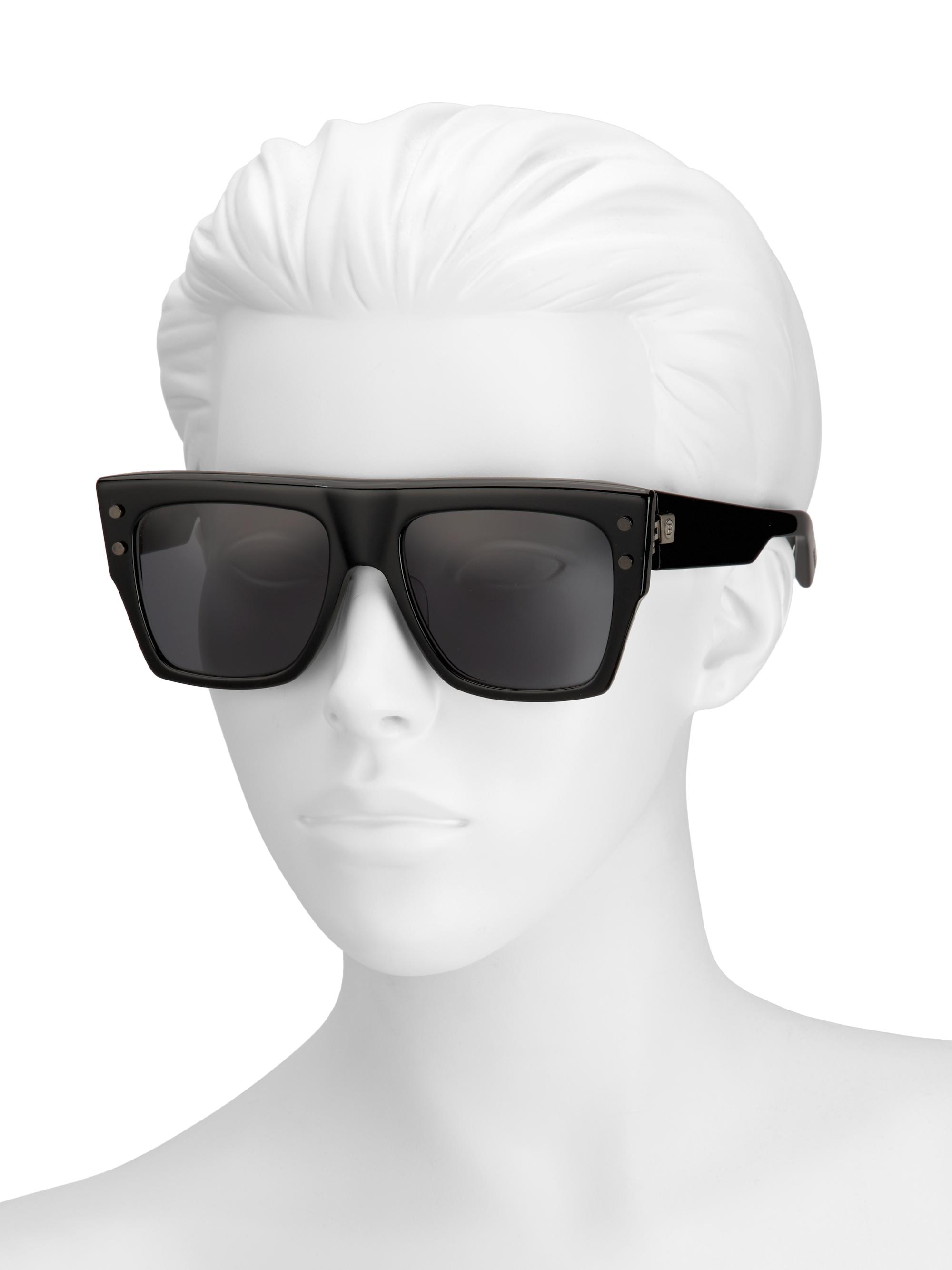 Balmain B-I 56MM Square Sunglasses | Saks Fifth Avenue