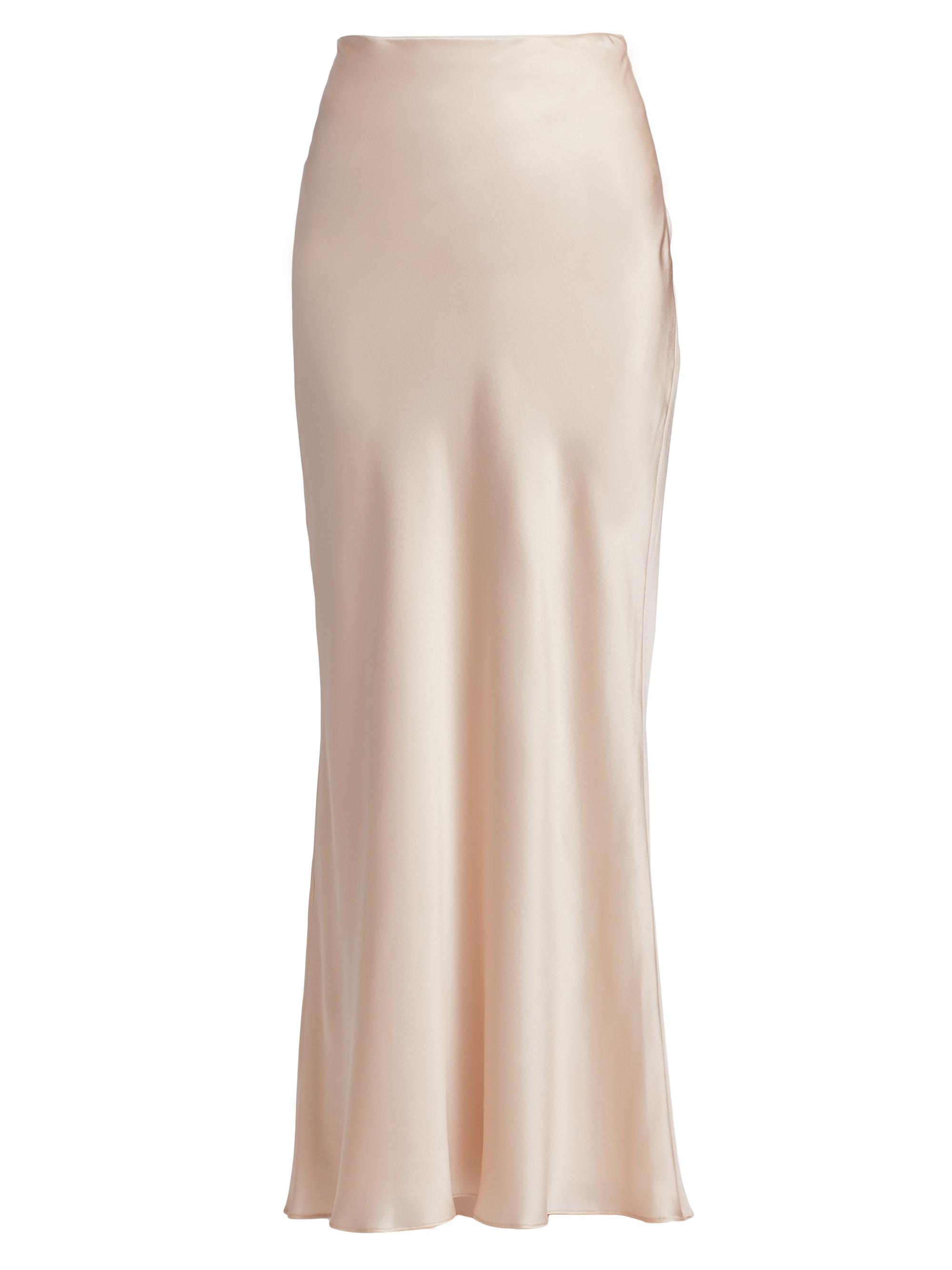 The Sei Women's Bias Satin Silk Maxi Skirt - Forest