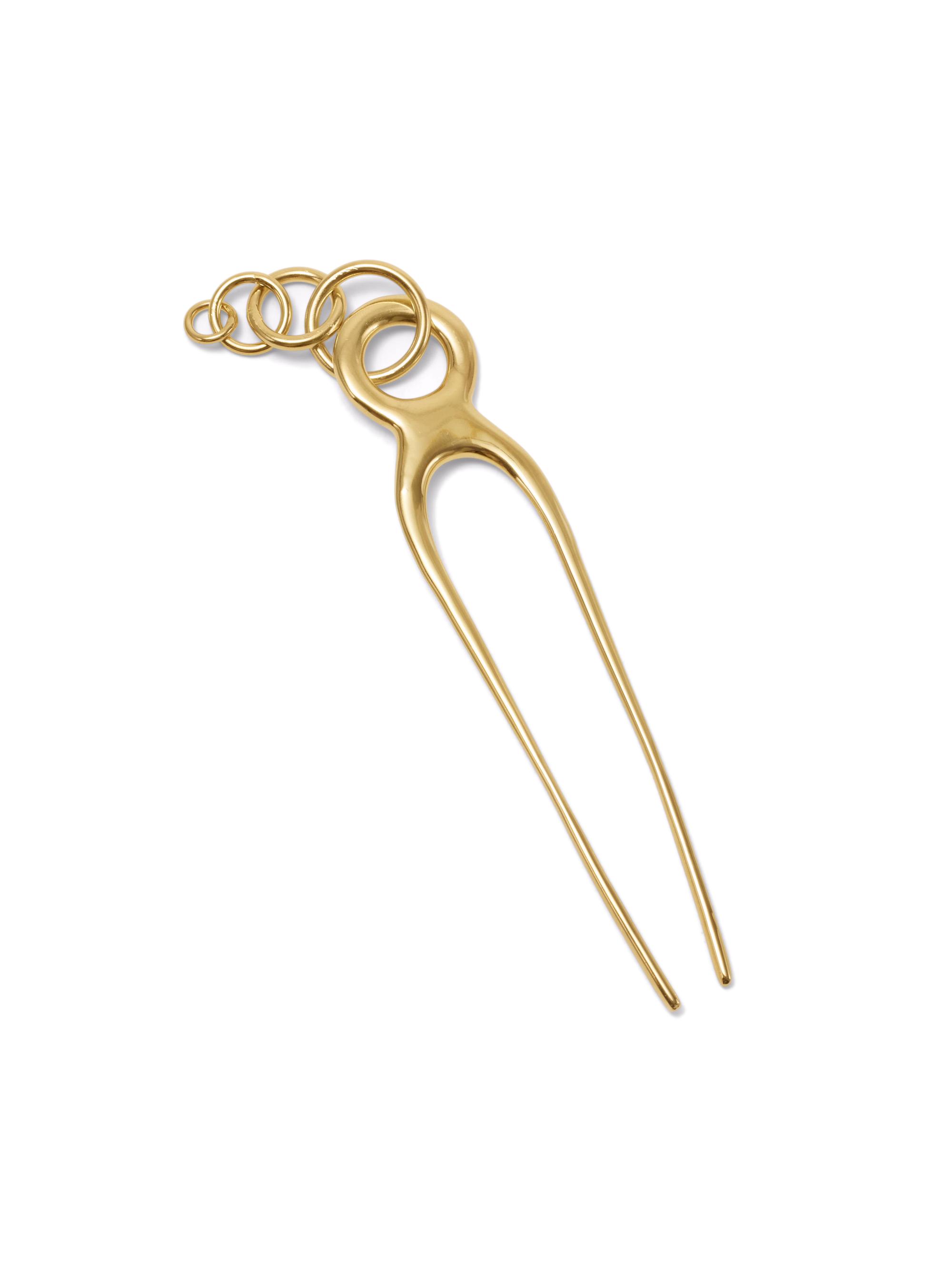 Lelet NY Women's Pacey Hoop Glossy Hair Pin - Gold