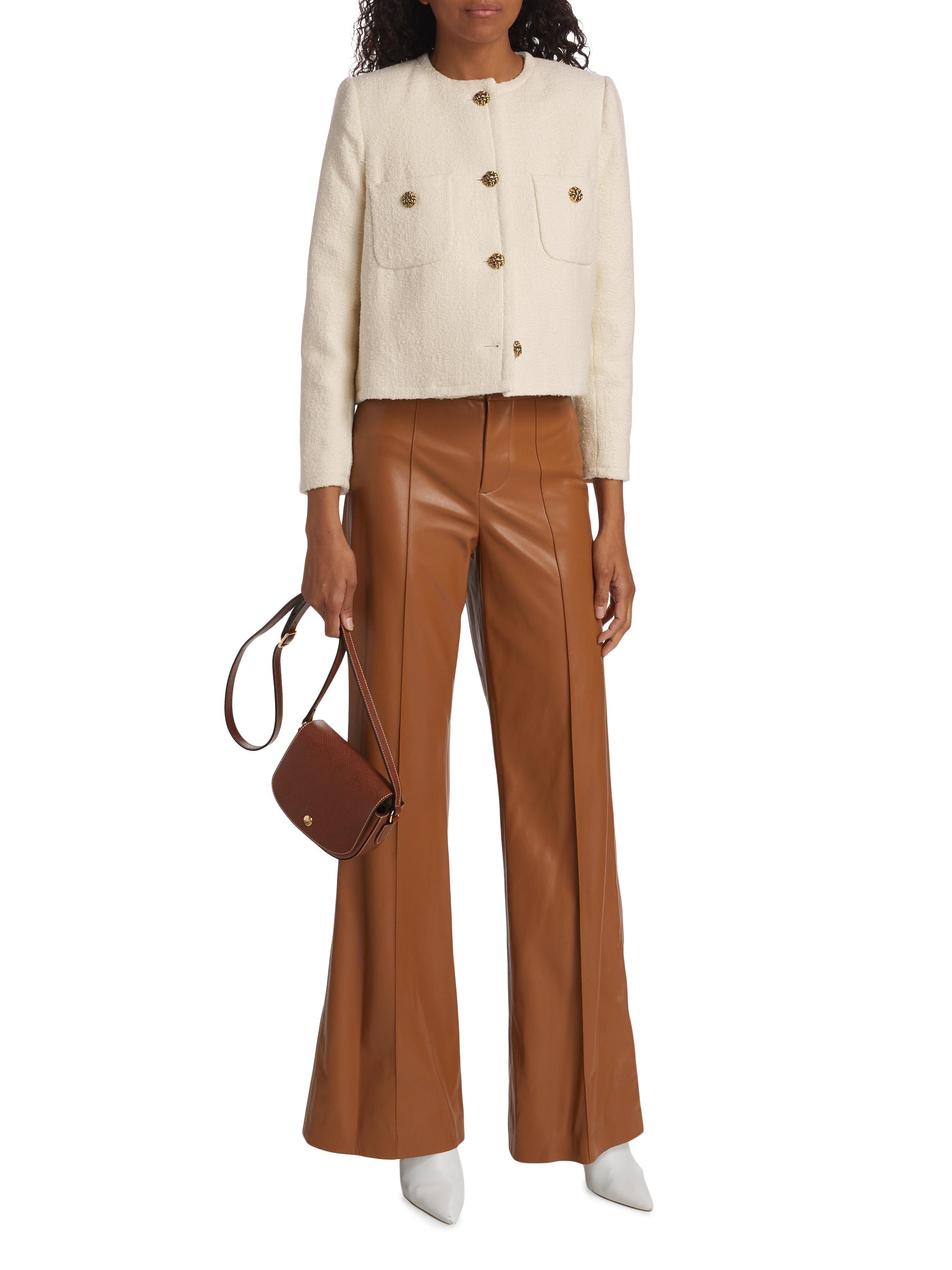 ba&sh Meredith Tweed Cotton-Blend Jacket | Saks Fifth Avenue