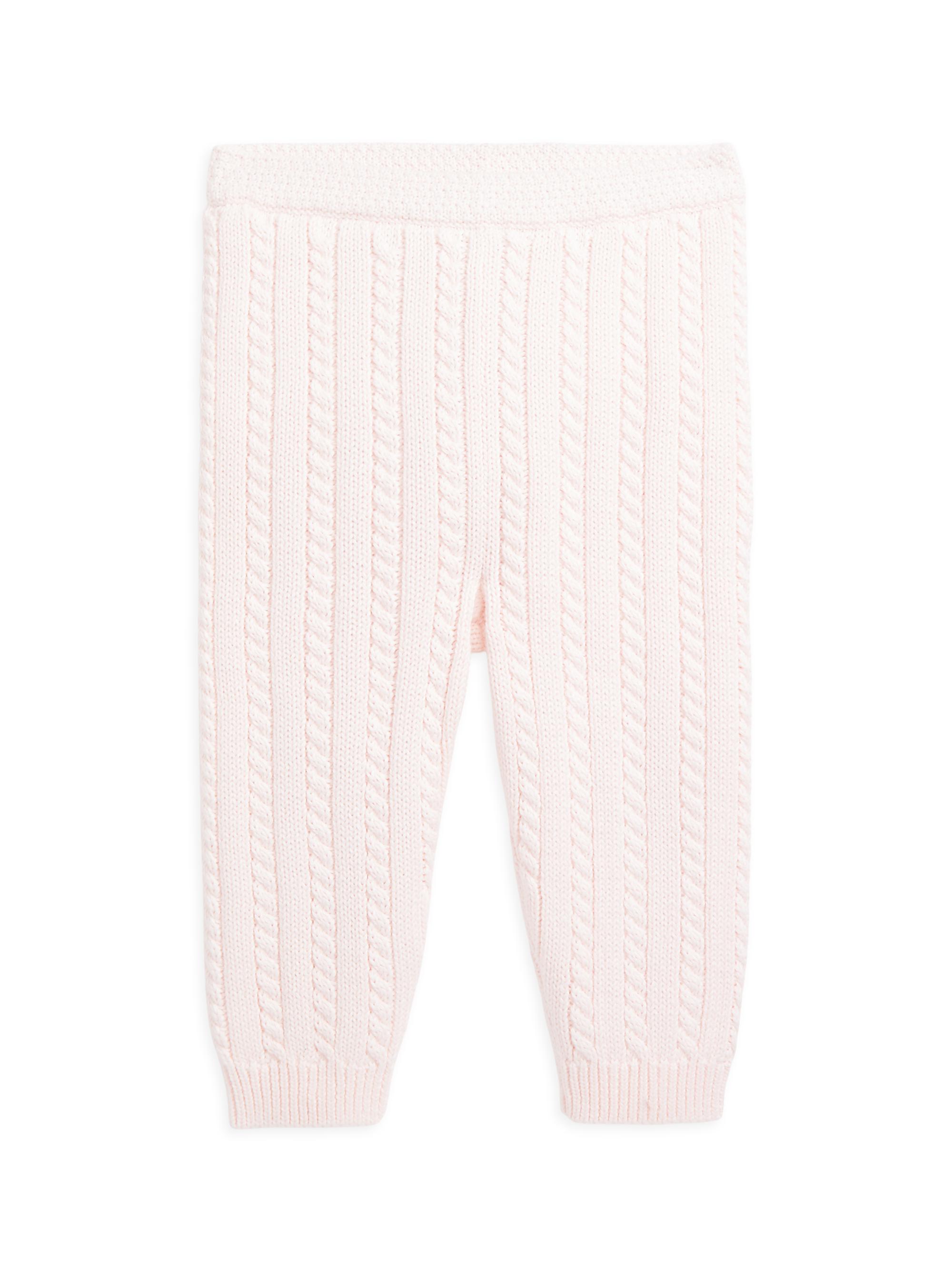 Polo Ralph Lauren Baby Boy's Knit Pants - Delicate Pink 9 Months
